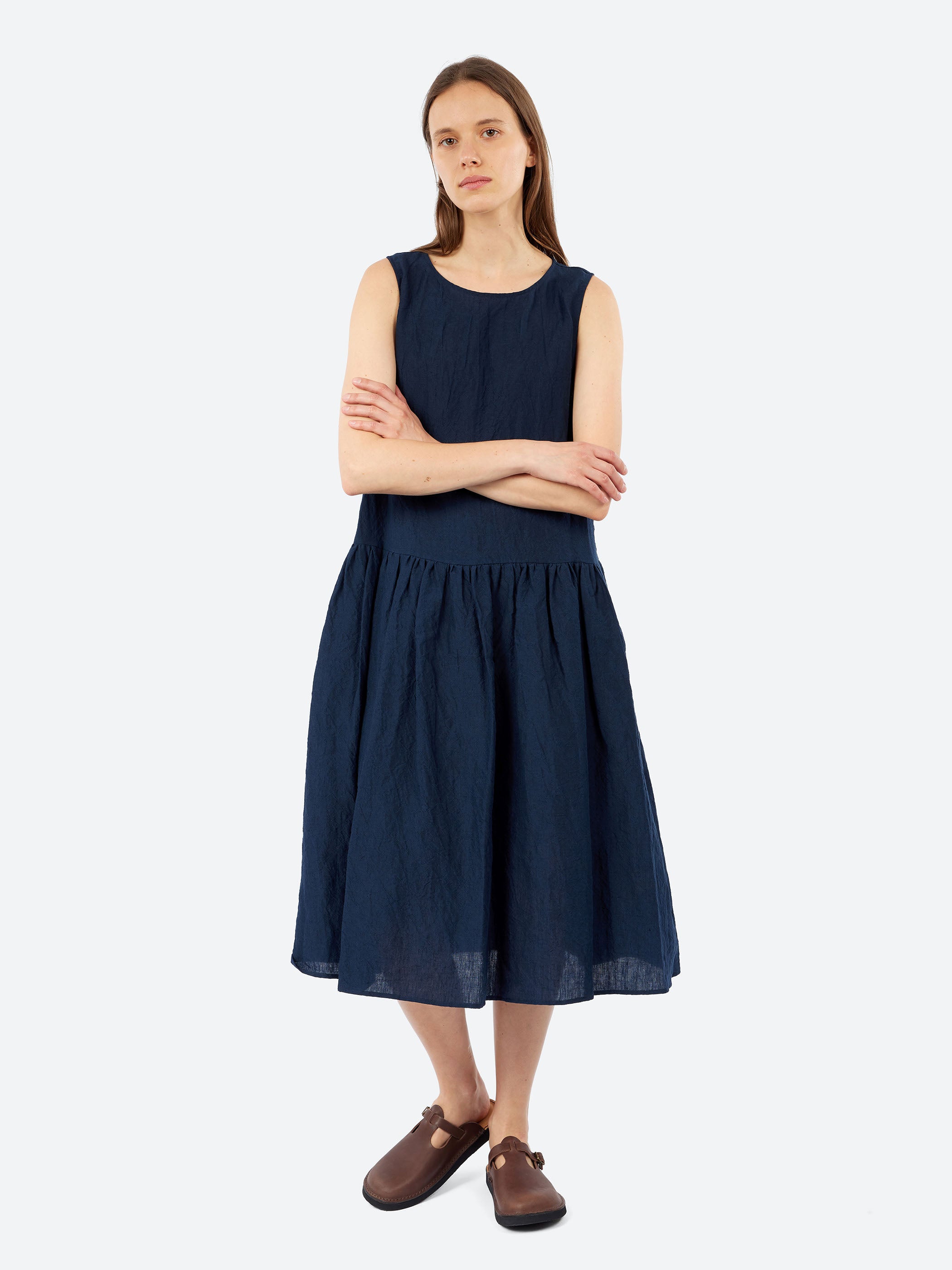 P2059 Gathered Waist Dress