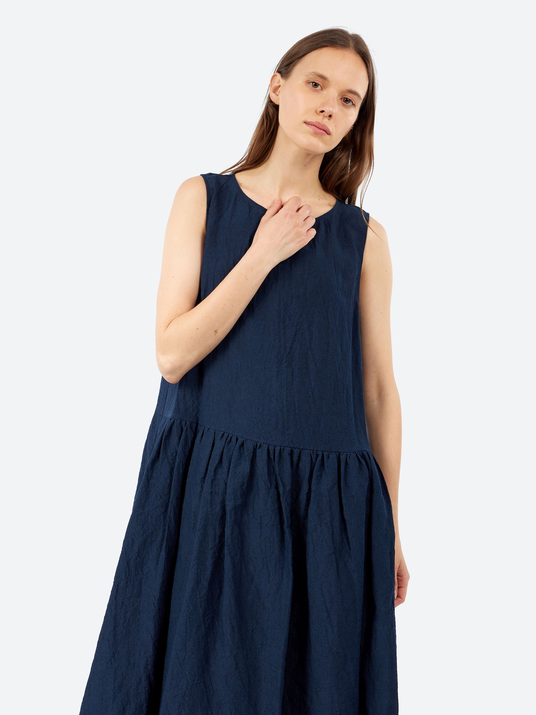 P2059 Gathered Waist Dress