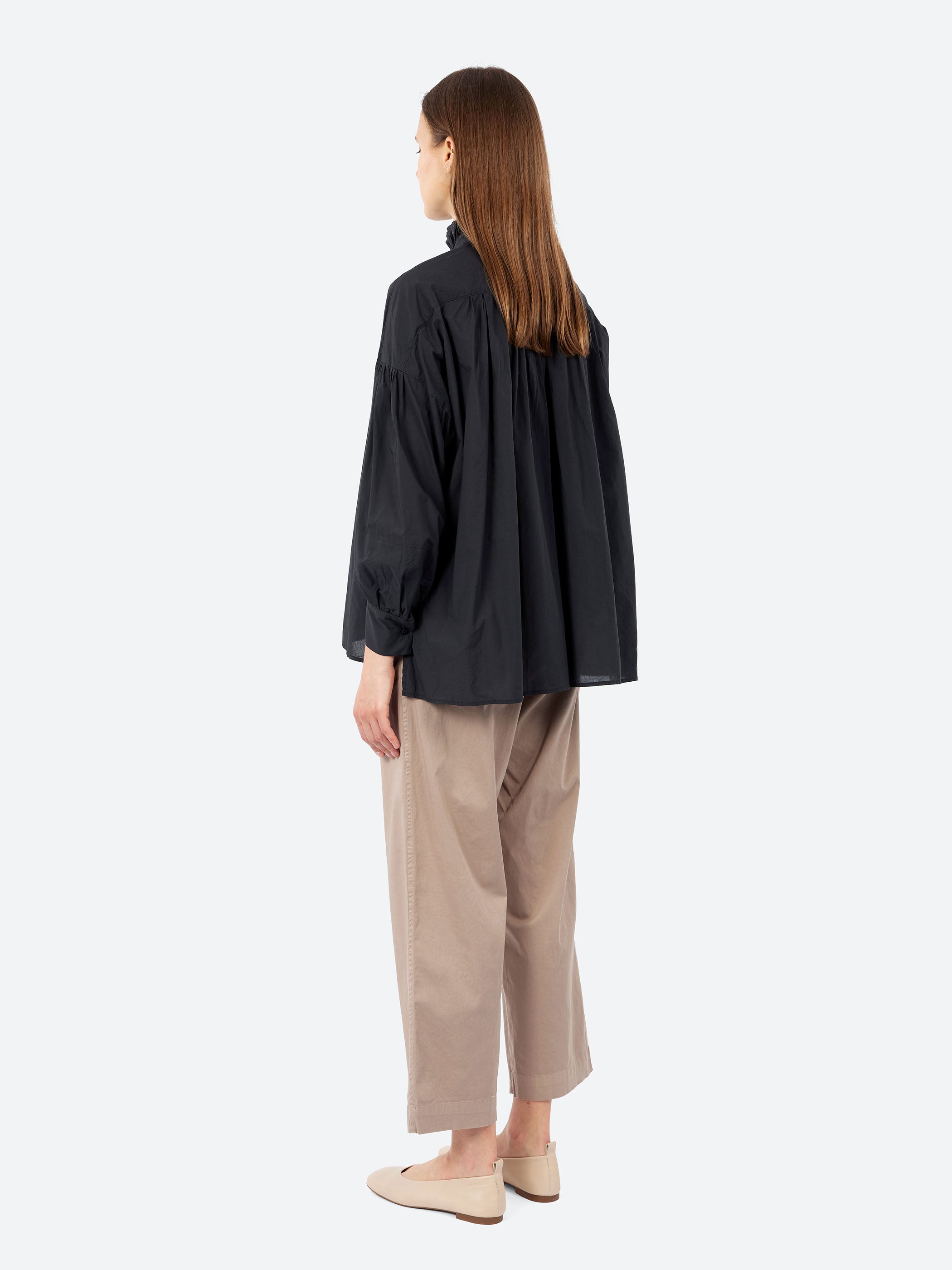 Bishop Sleeve Ruffle Shirt
