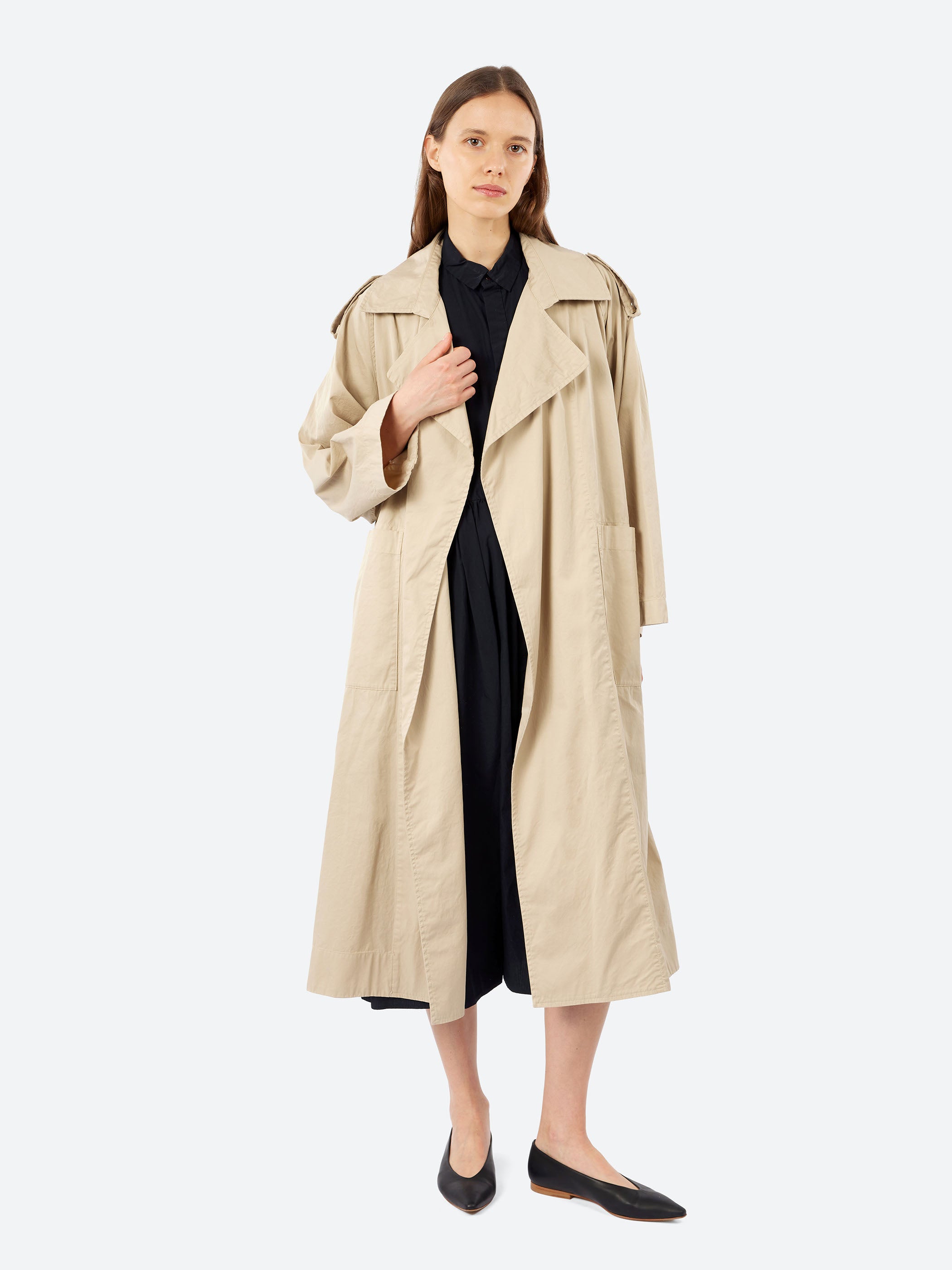Trench Robe Maxi Coat
