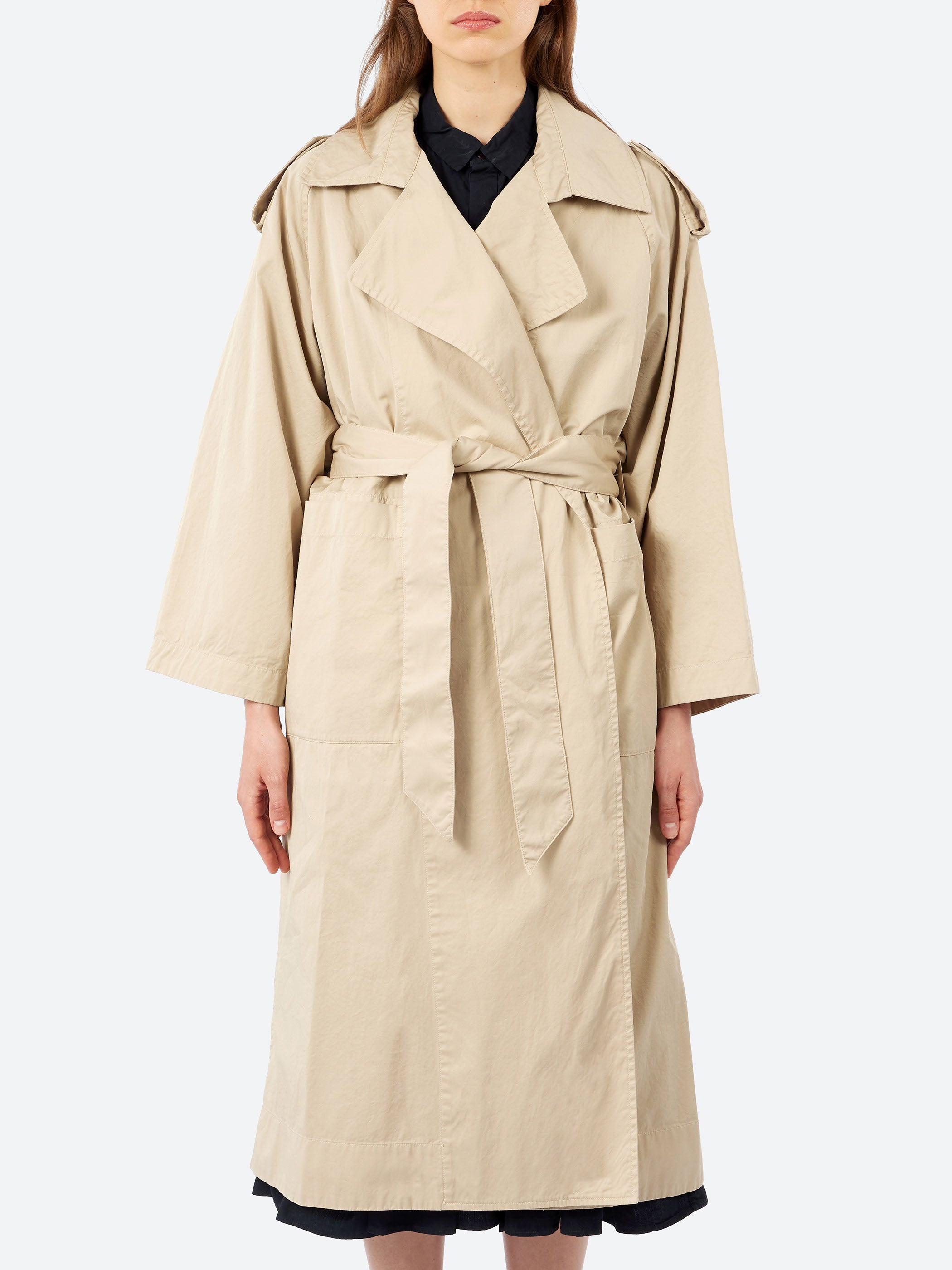 Trench Robe Maxi Coat