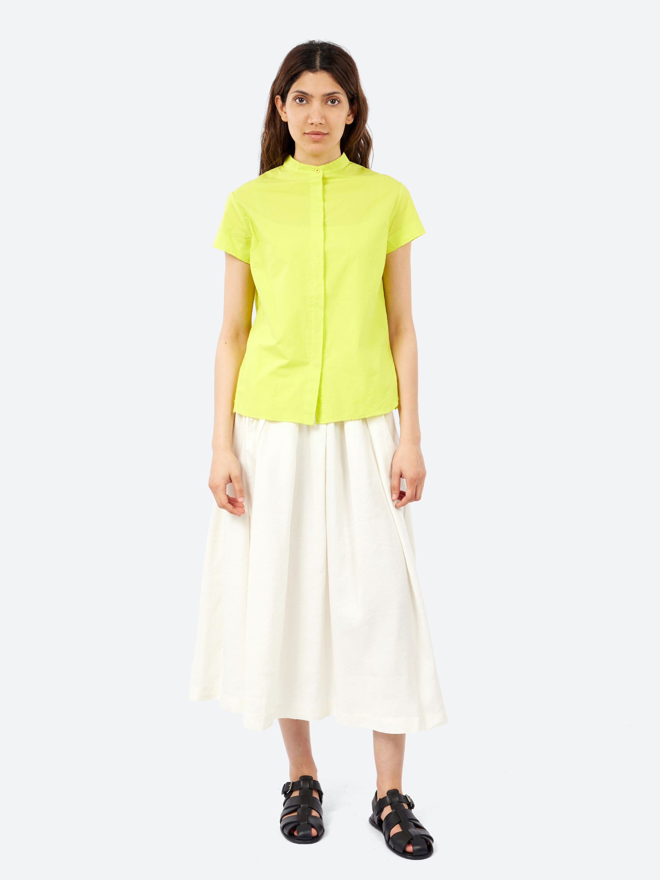 Hannoh Wessel - Savannah Shirt in Lime – gravitypope
