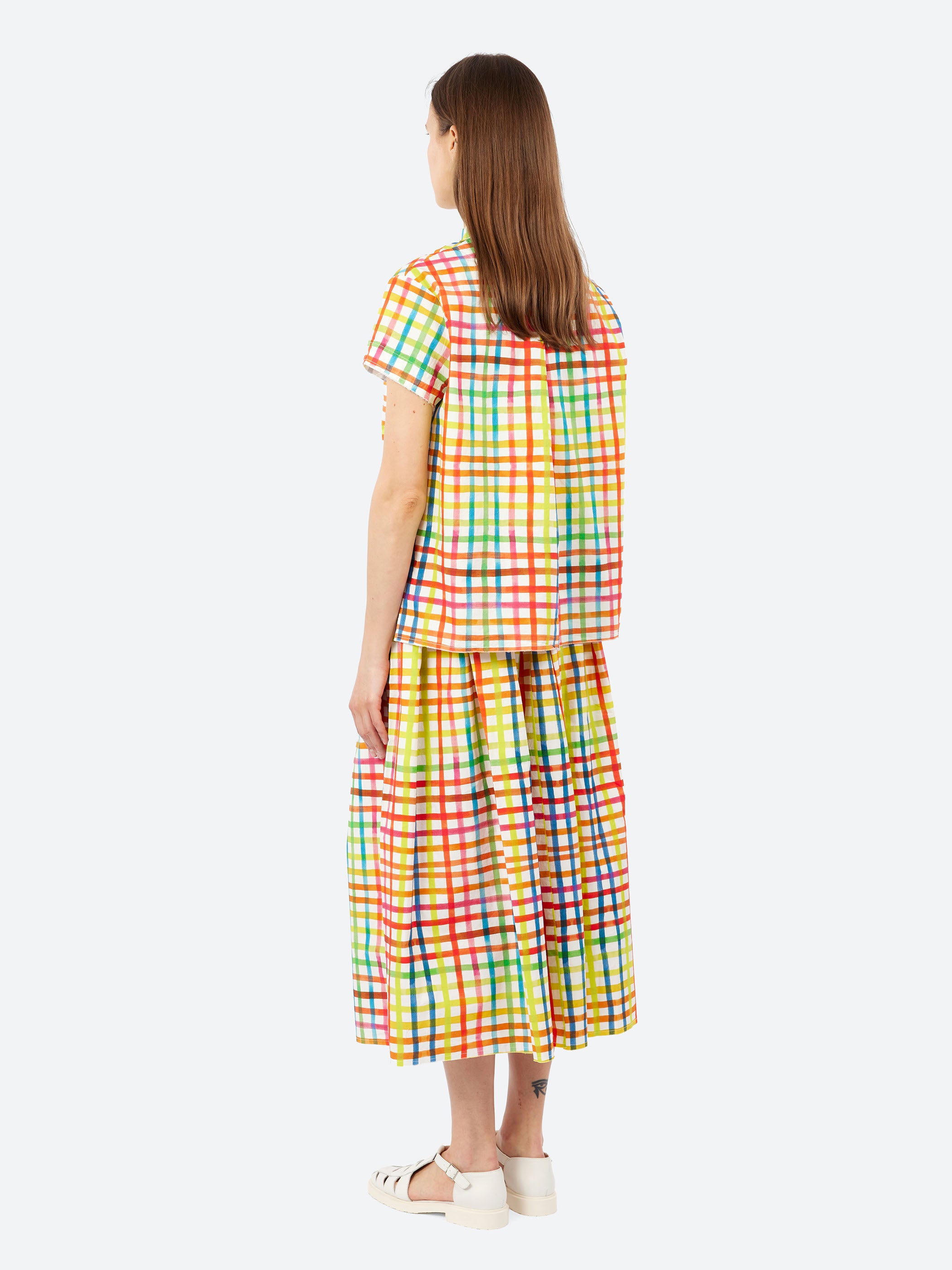 Hannoh Wessel - Savannah Shirt in Multi Color Check – gravitypope