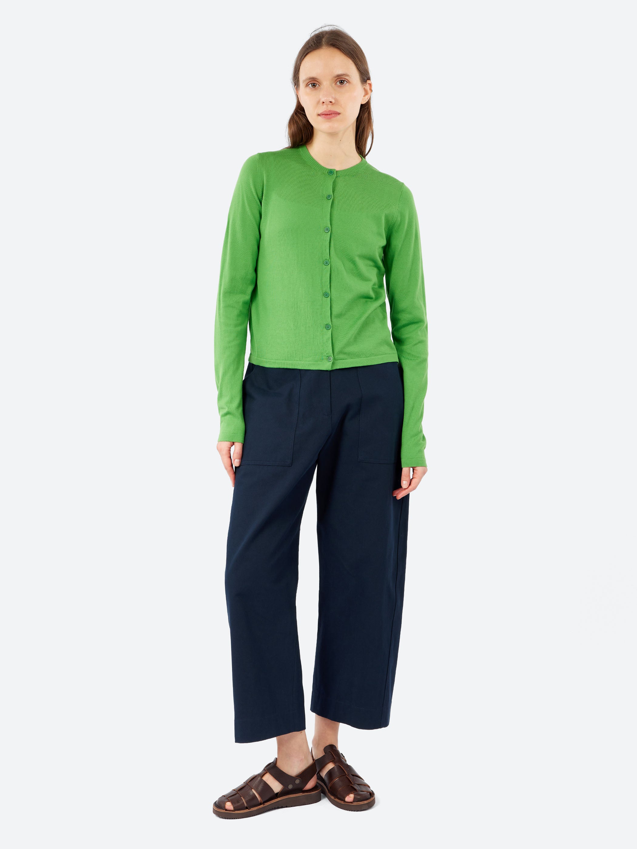 MJ Watson - 2611 Cardigan in Leaf – gravitypope