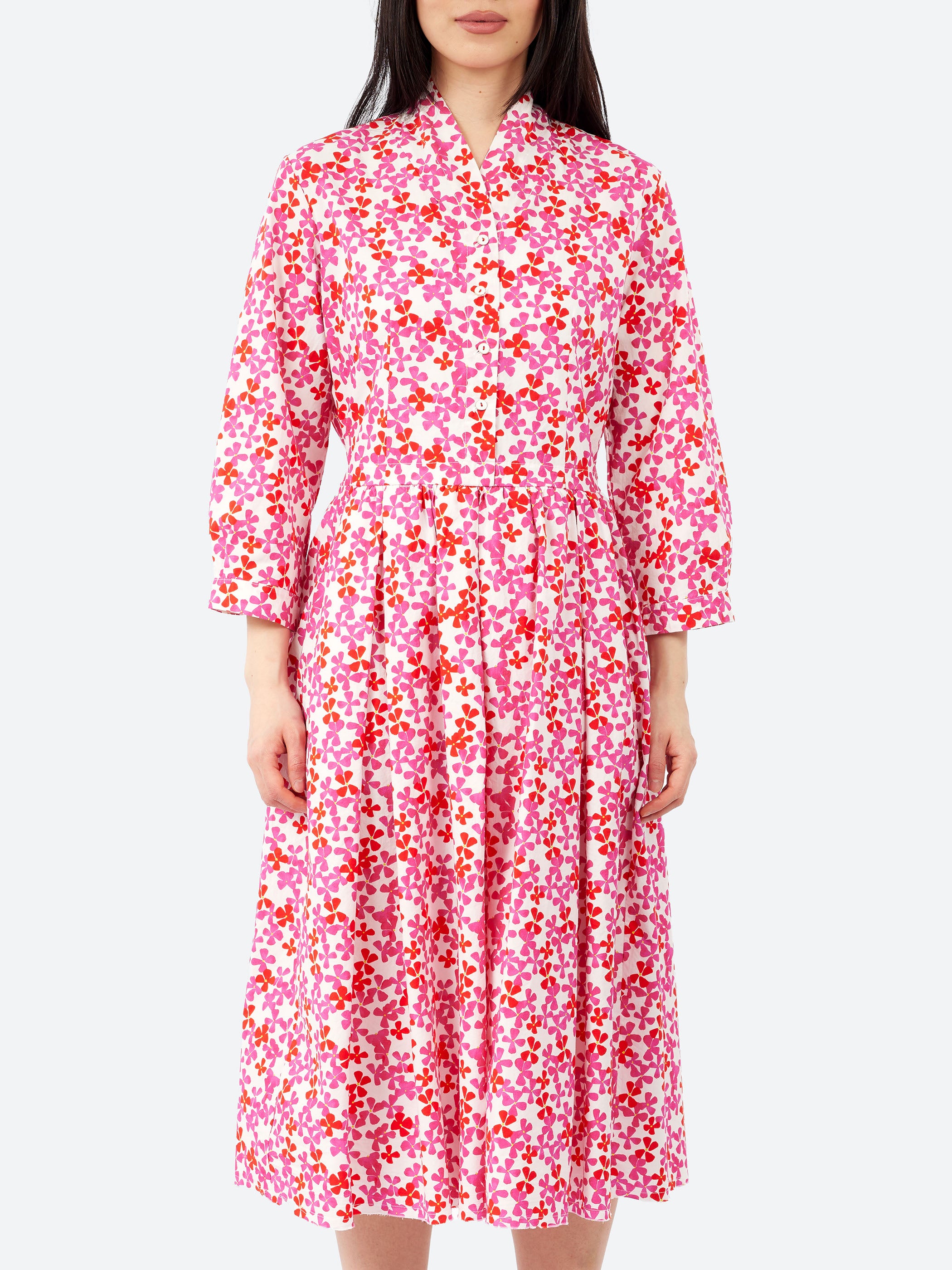 Hannoh Wessel - Delaney Dress in Red and Pink Flowers – gravitypope