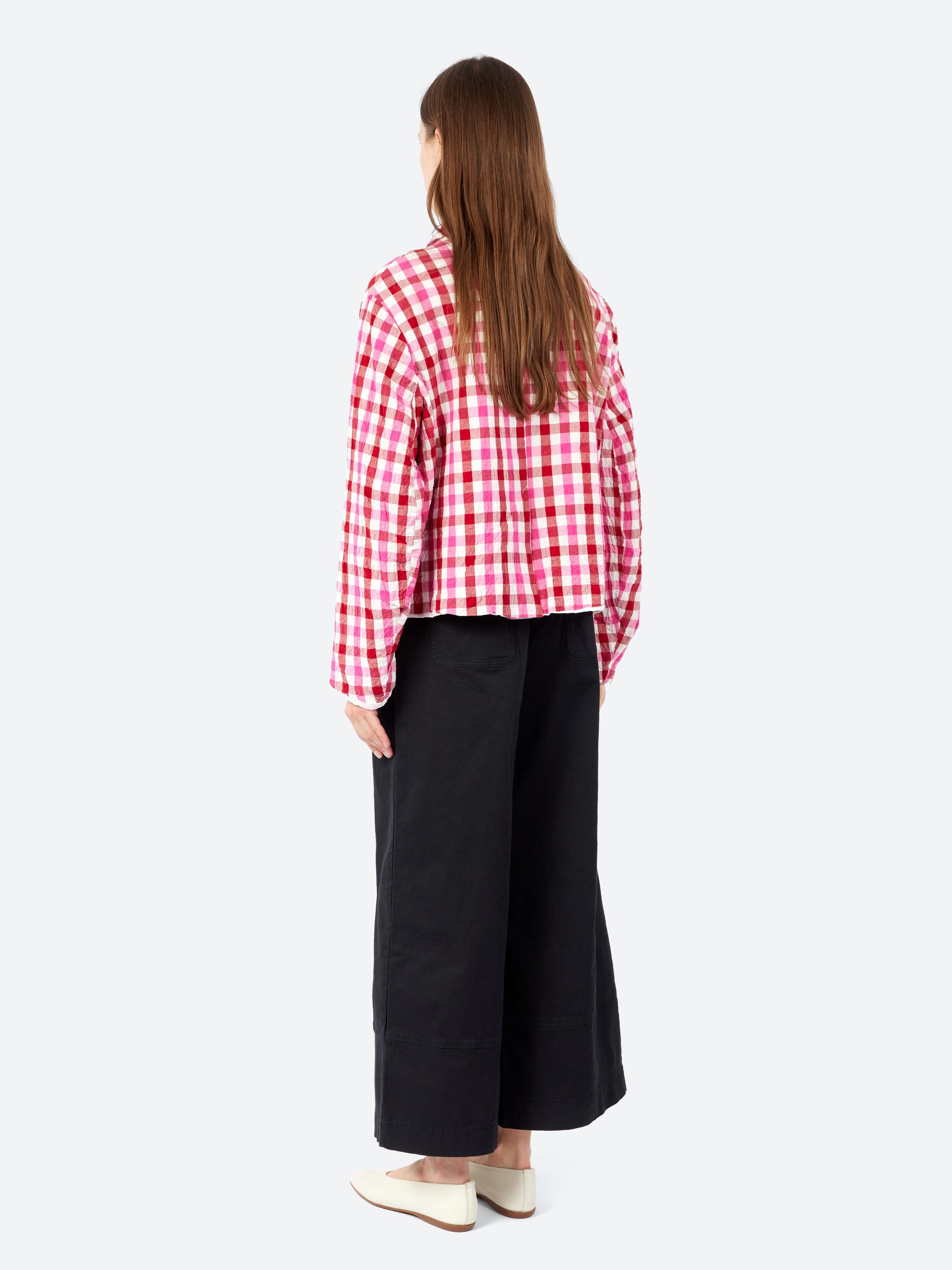 Hannoh Wessel - Juliana Jacket in Pink and Red Check – gravitypope