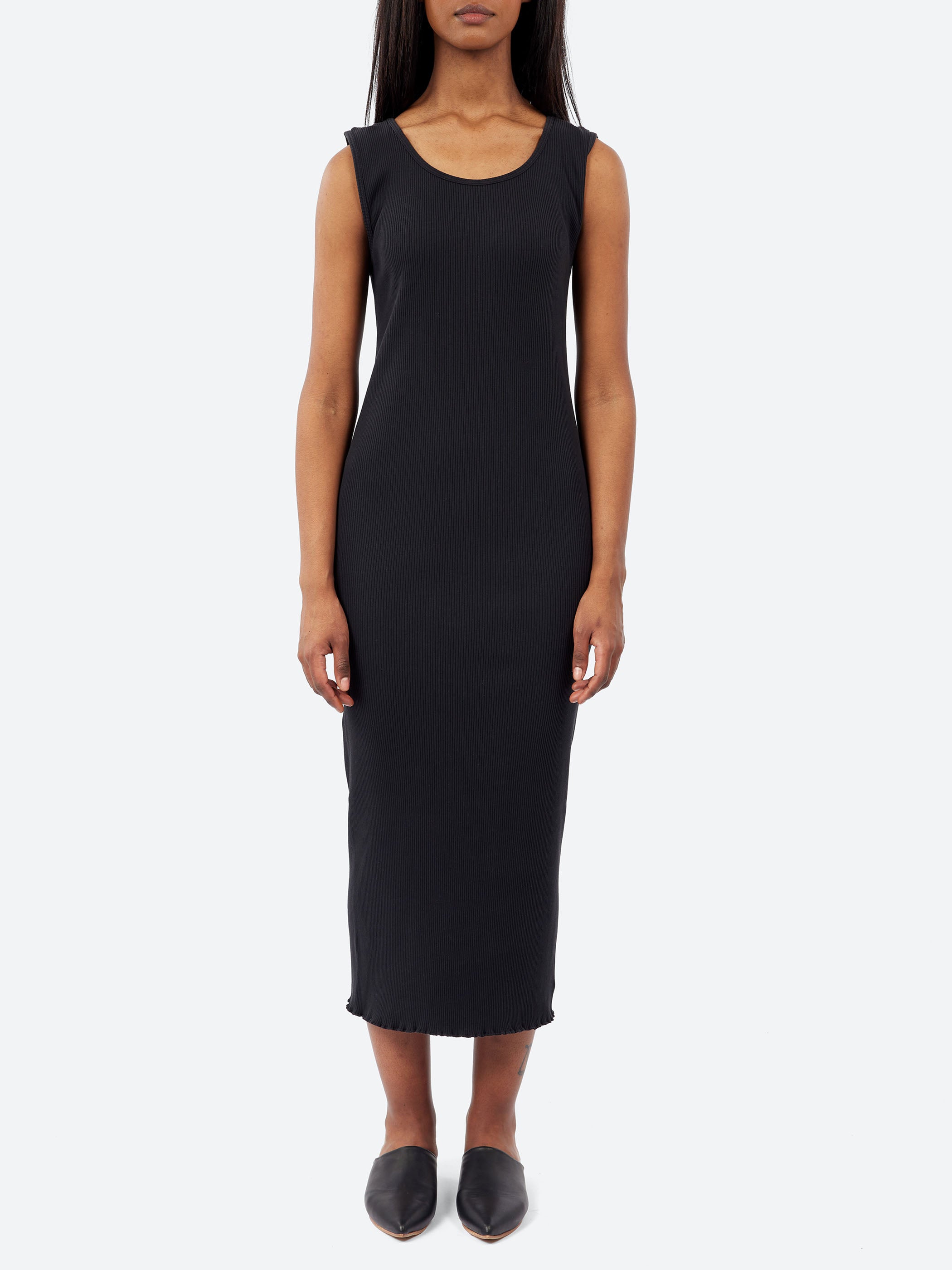 Ruffle Rib Dress