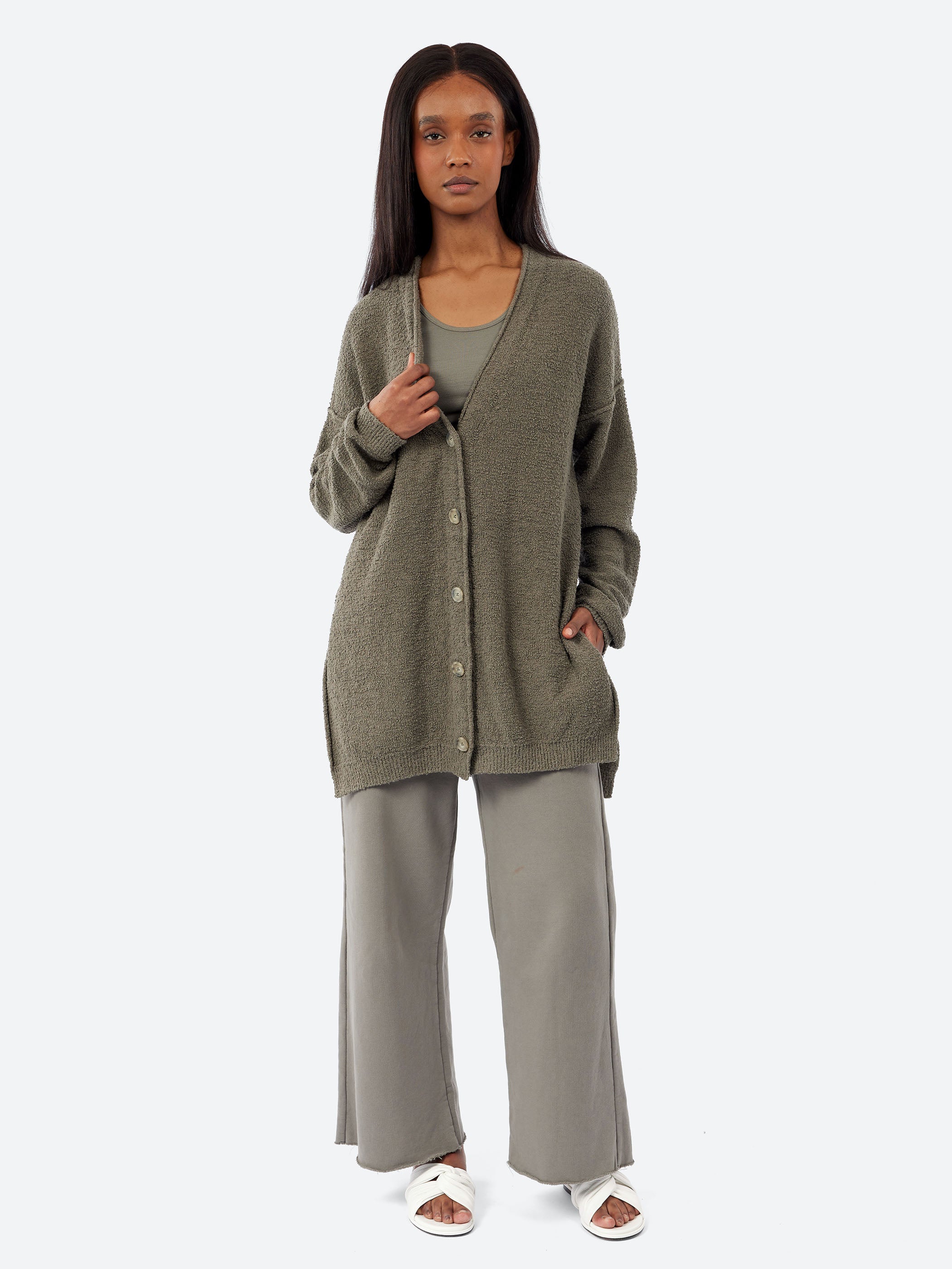 LAUREN MANOOGIAN ショートガウン Lauren Manoogian - Boucle Cardigan – gravitypope