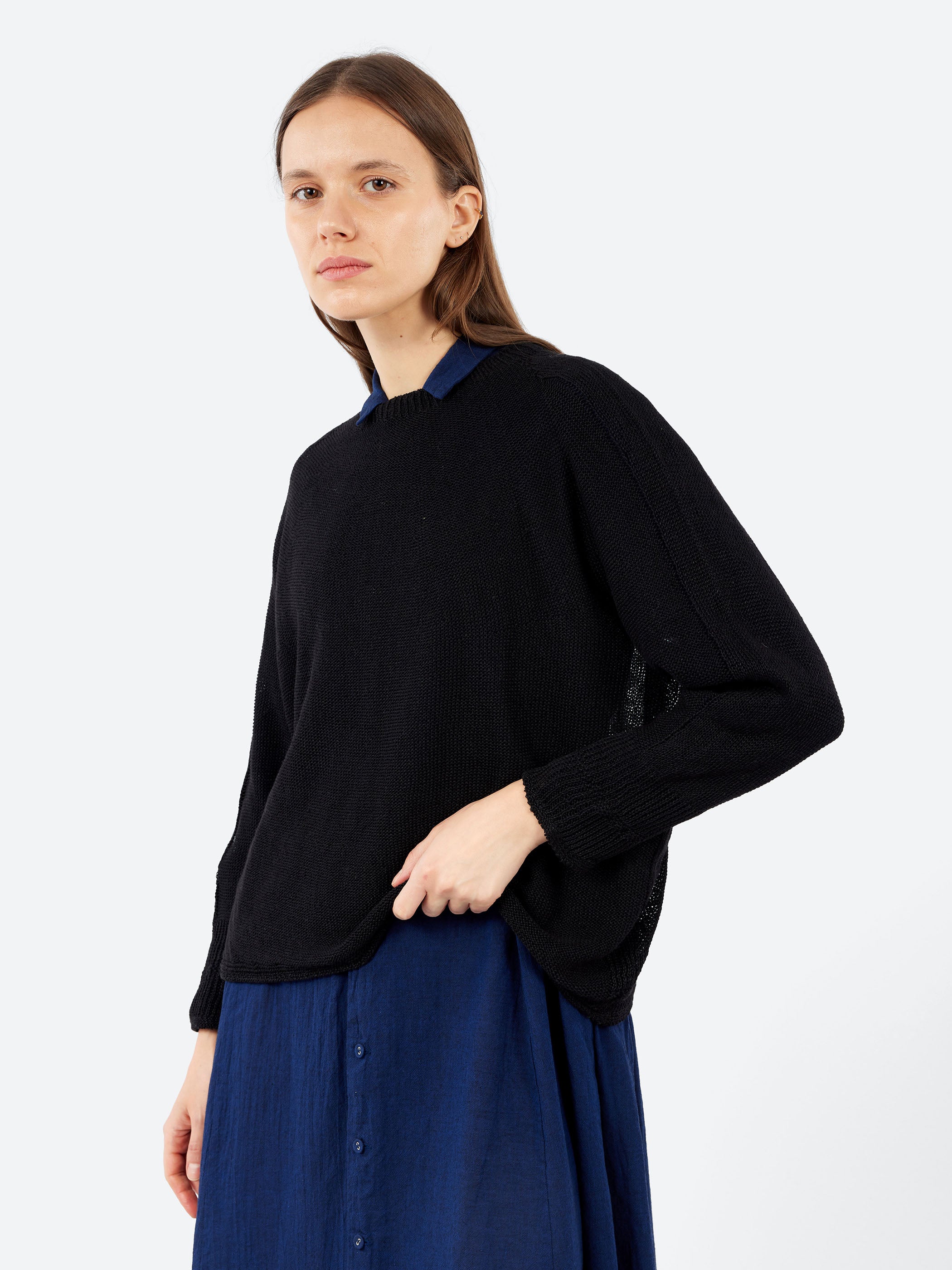 Pas de Calais - Normandy Pullover in Black – gravitypope