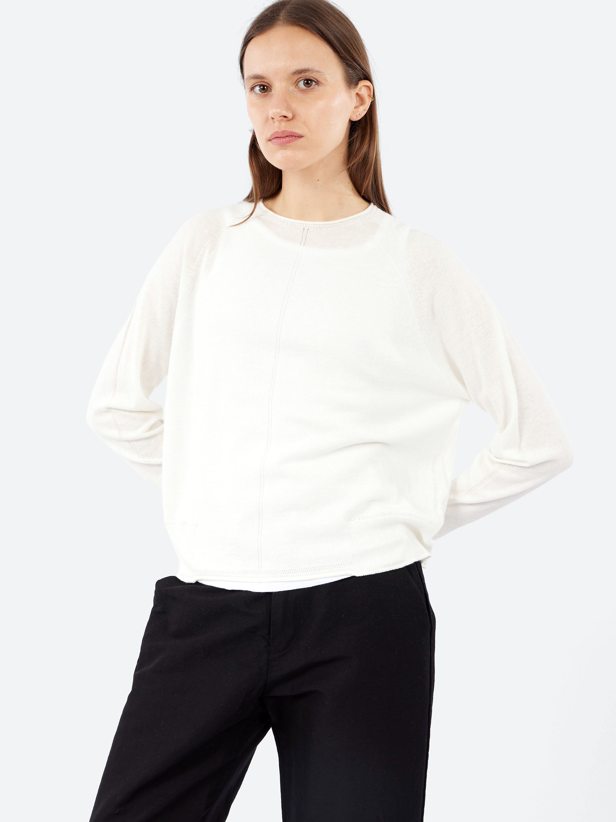 Cotton Linen Crewneck