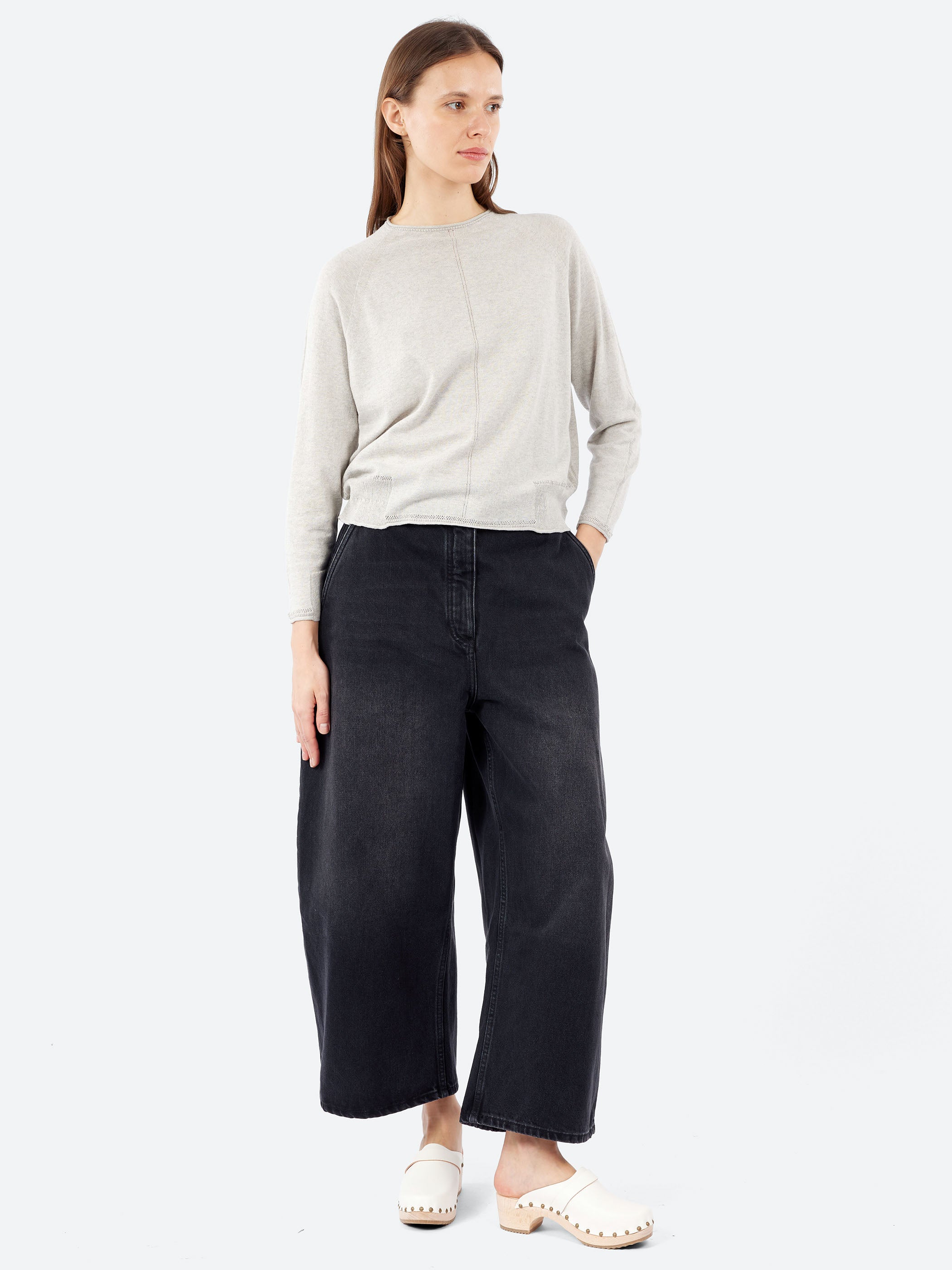 Cotton Linen Crewneck