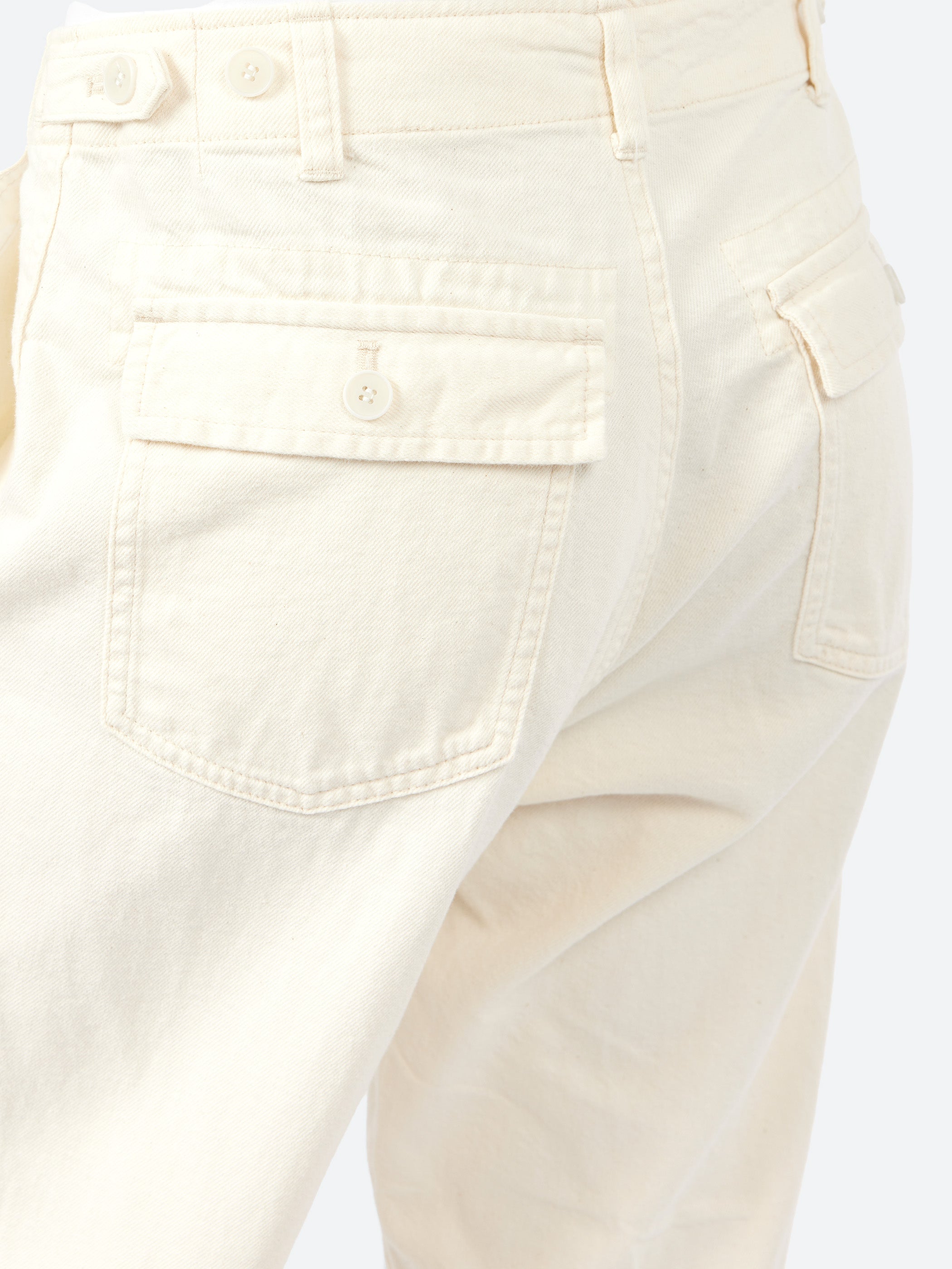 Pas de Calais - Baker Pants in Ivory – gravitypope