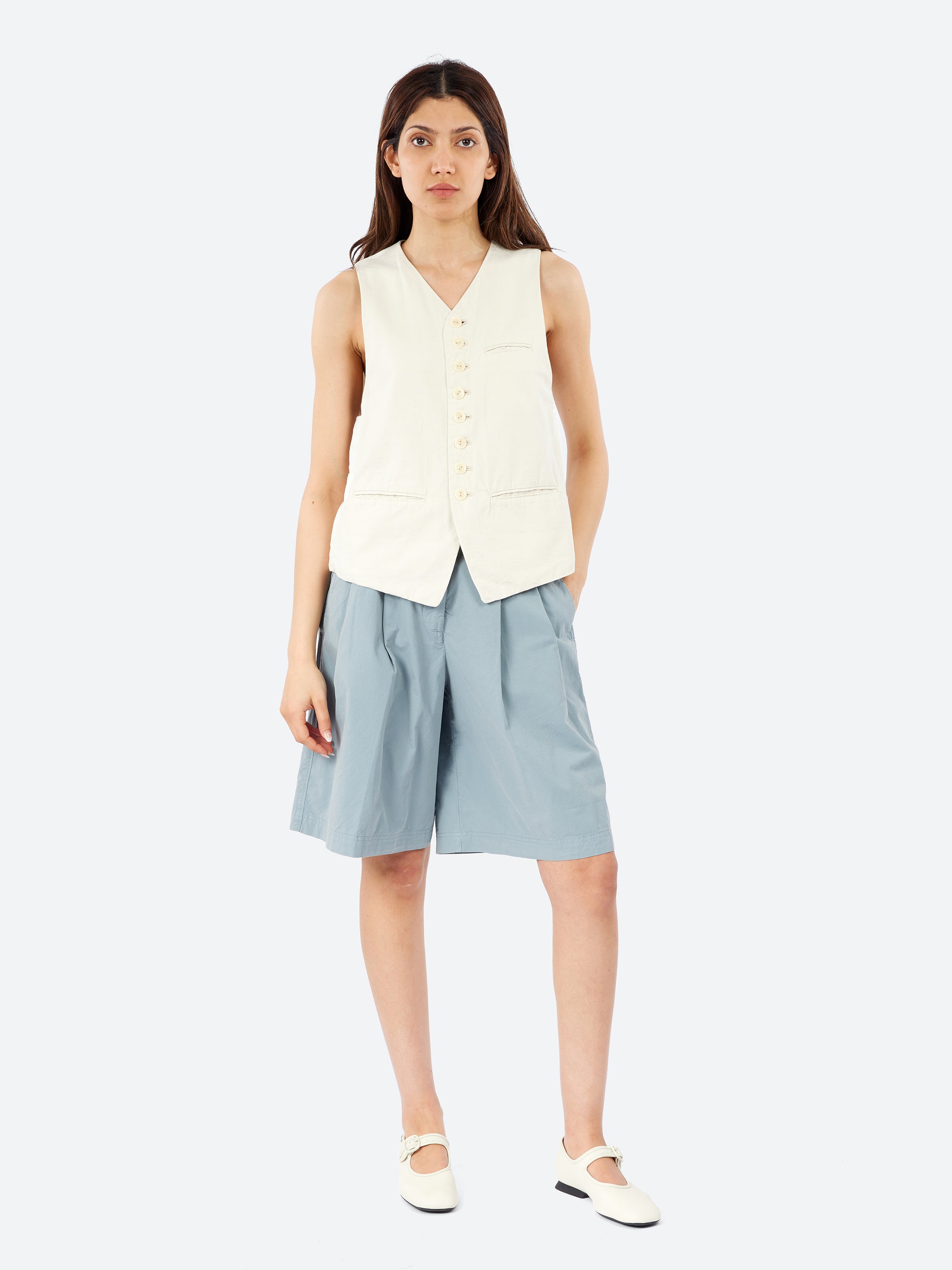 Yarn Dyed Oxford Vest