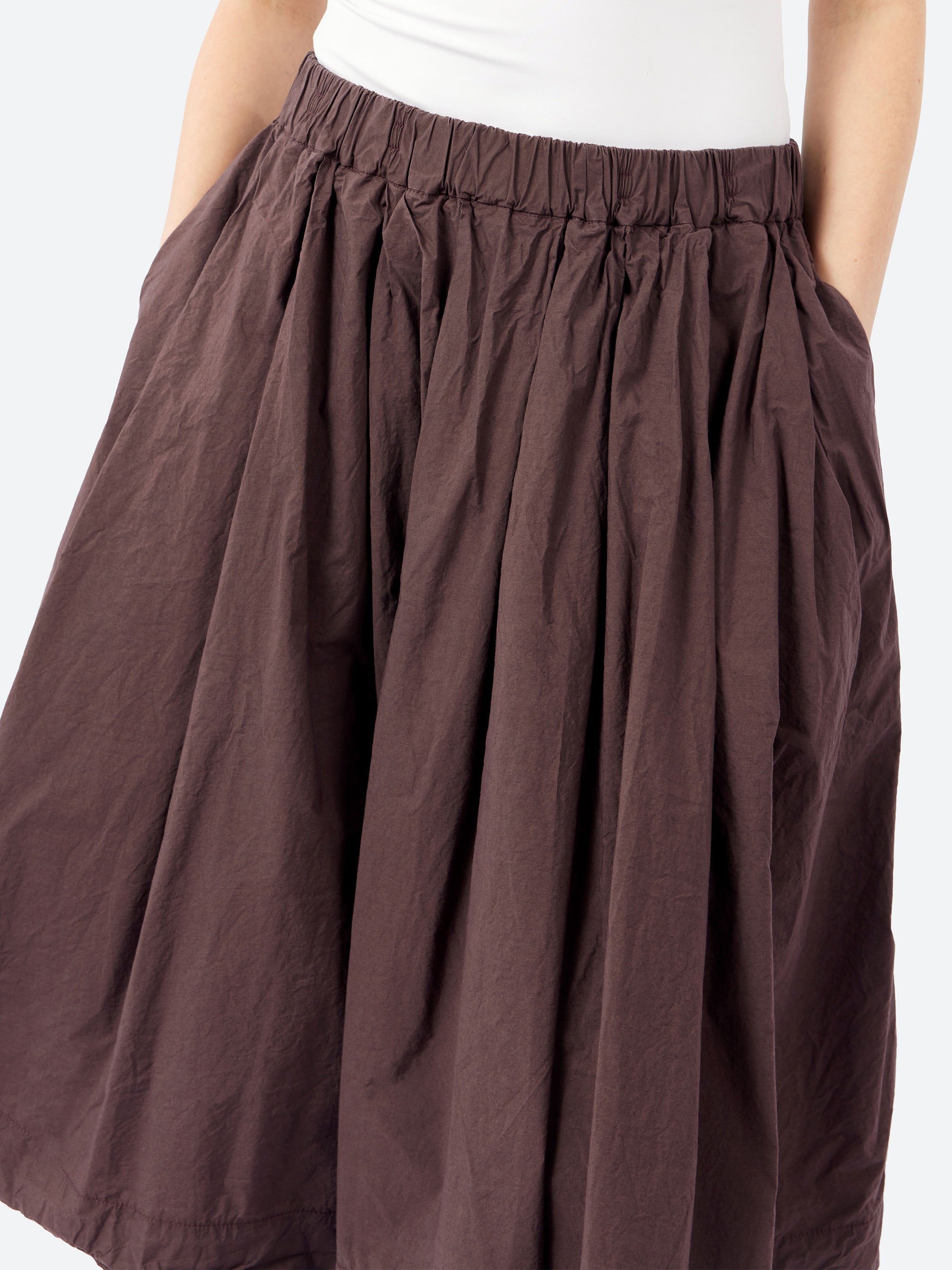 Pleated Short Skirt TC