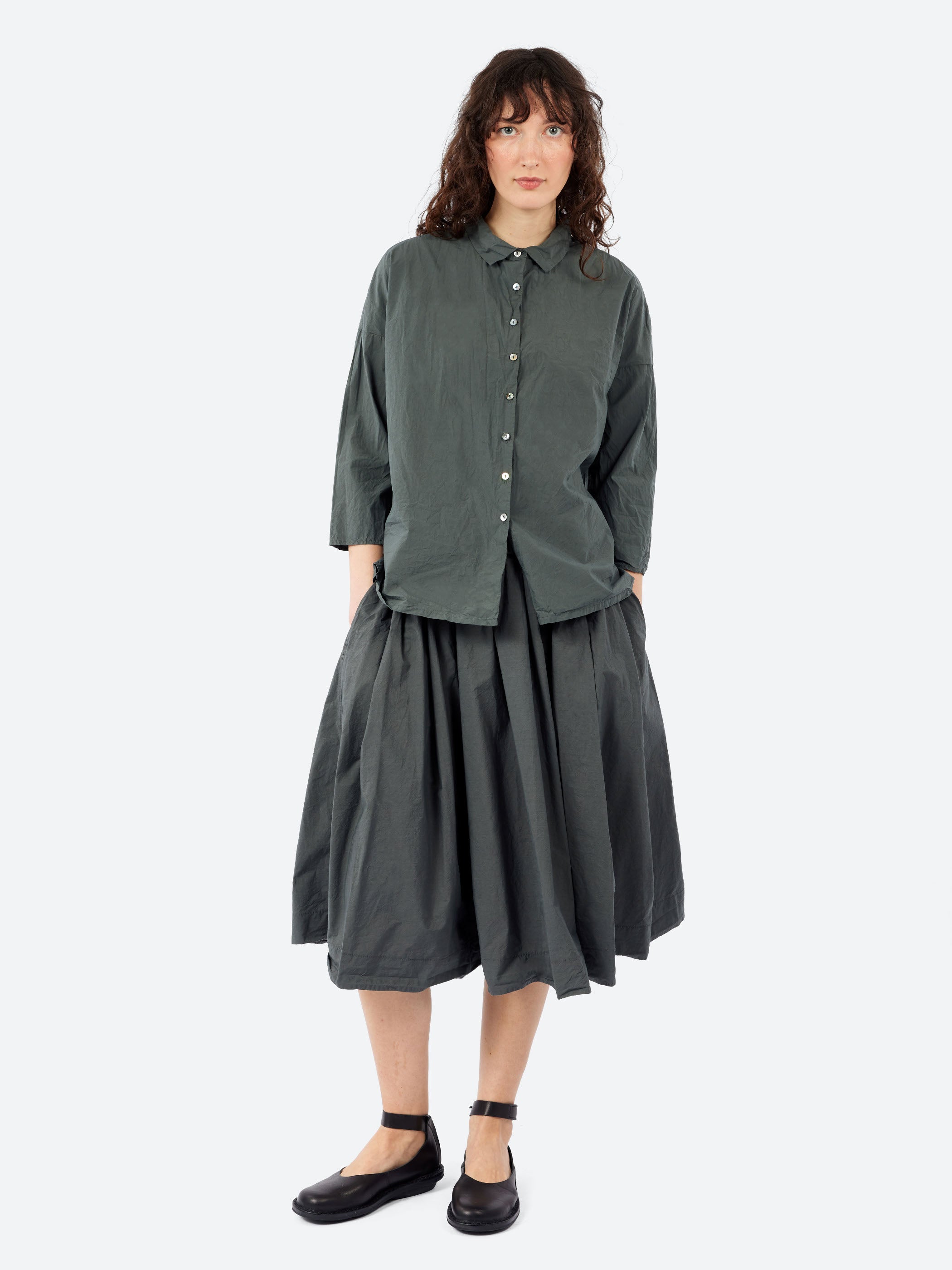 Pleated Short Skirt TC