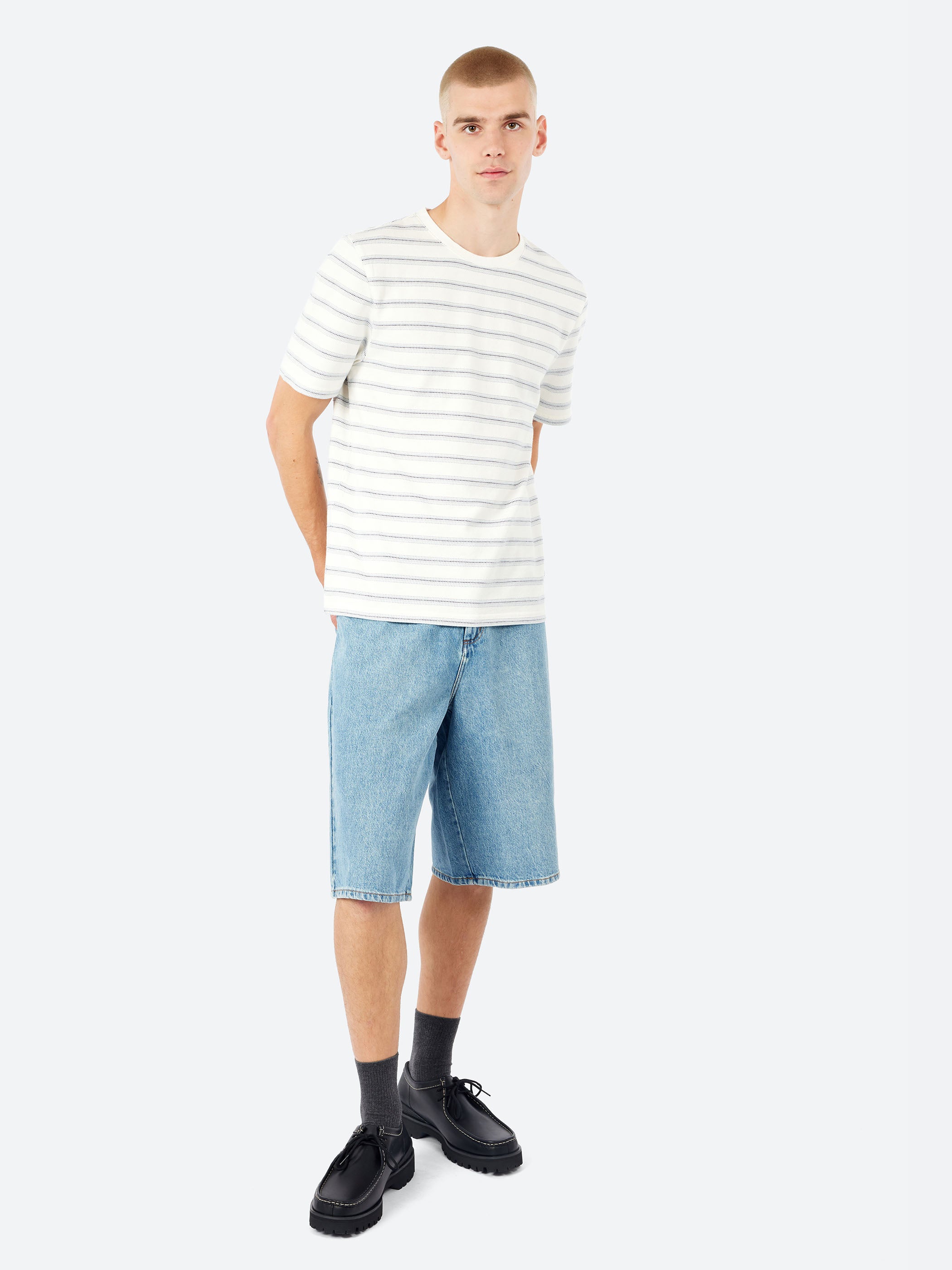 Dean Textured Stripe T-Shirt