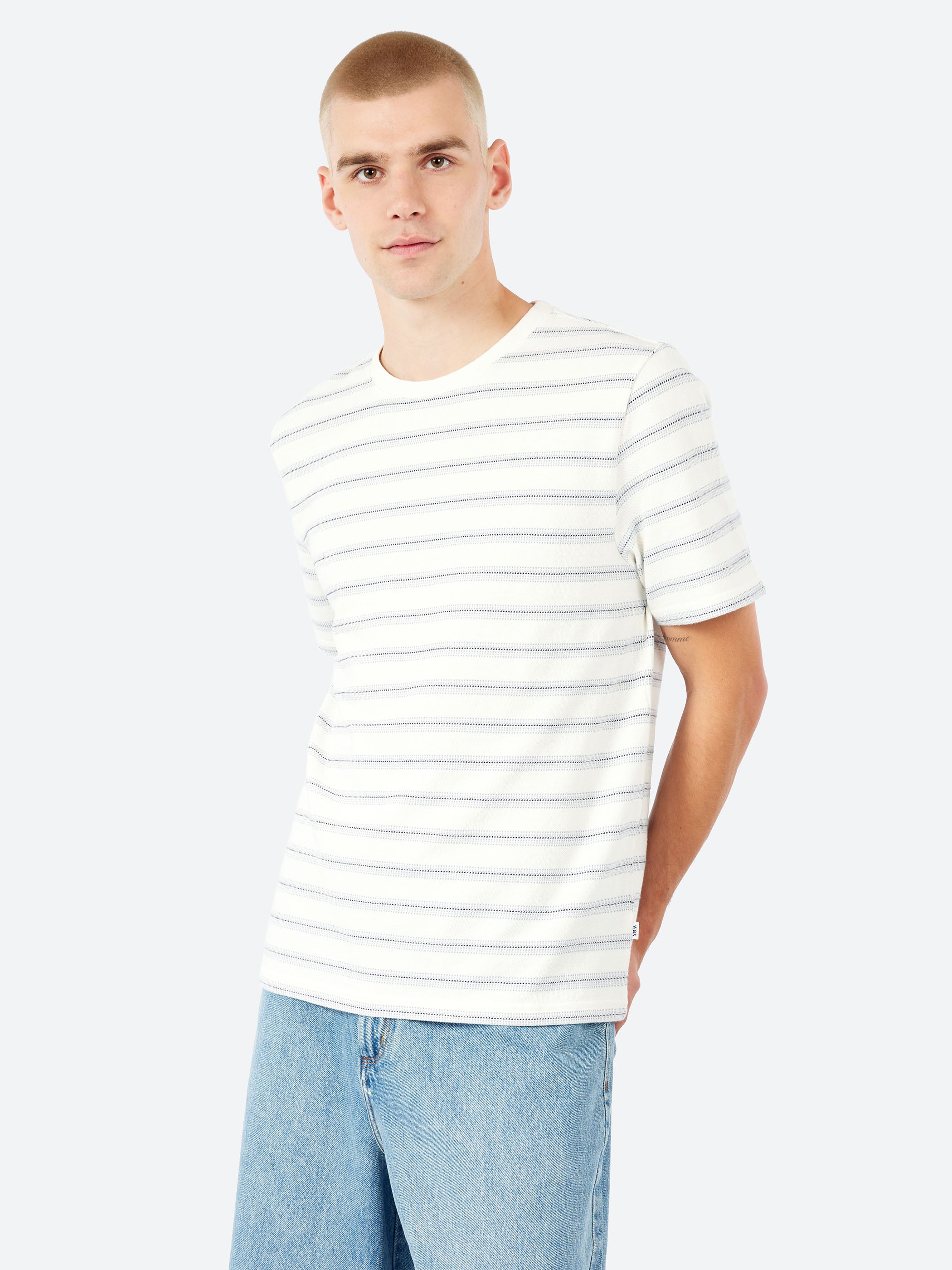 Dean Textured Stripe T-Shirt