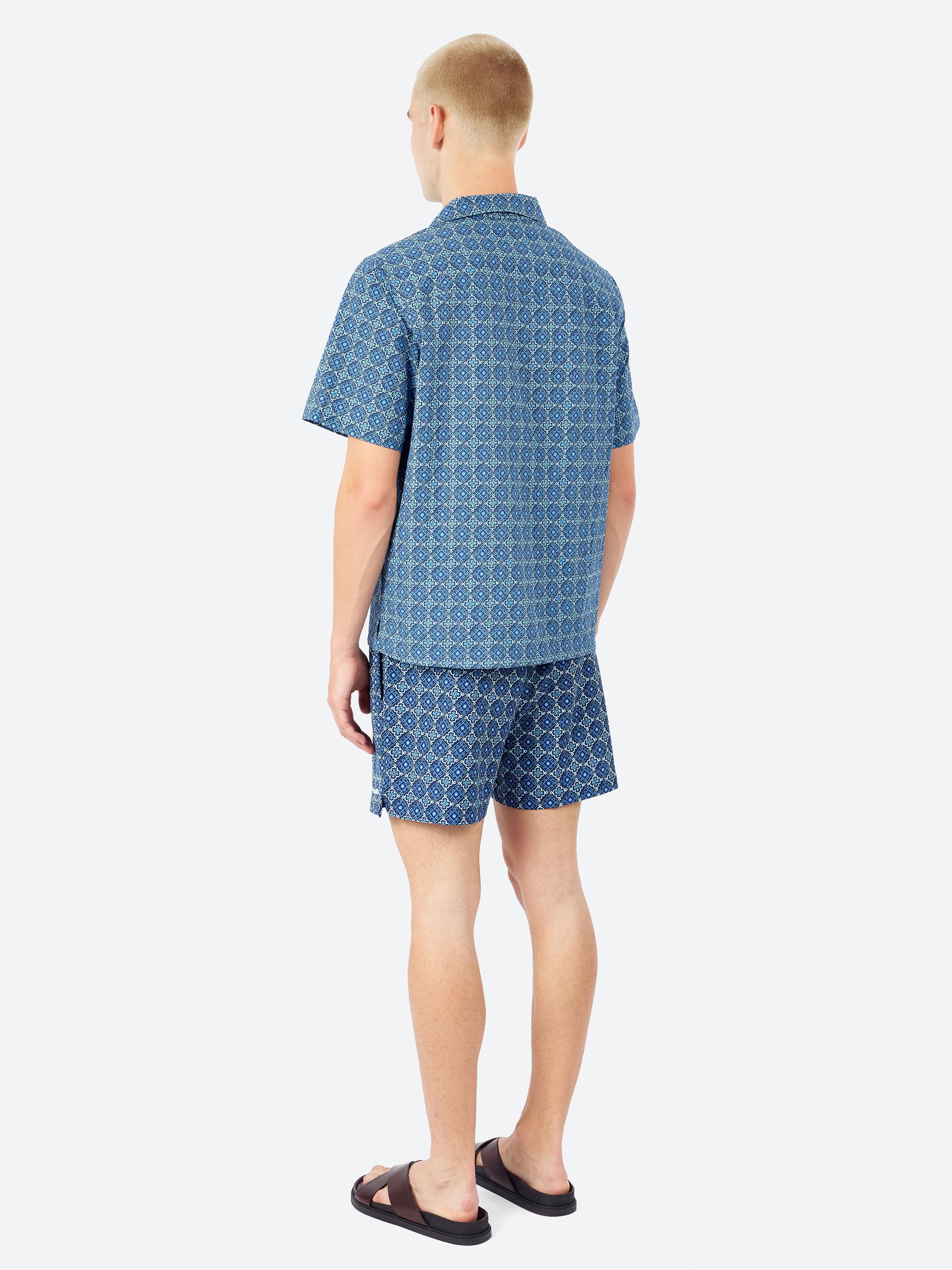 Didcot Tile Print Short-Sleeve Shirt