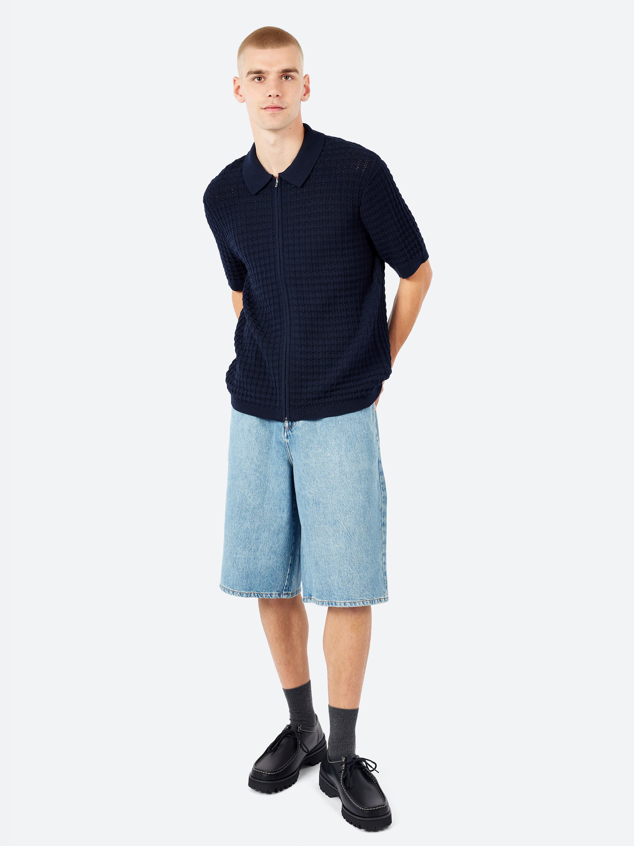 Goldie Zip Polo