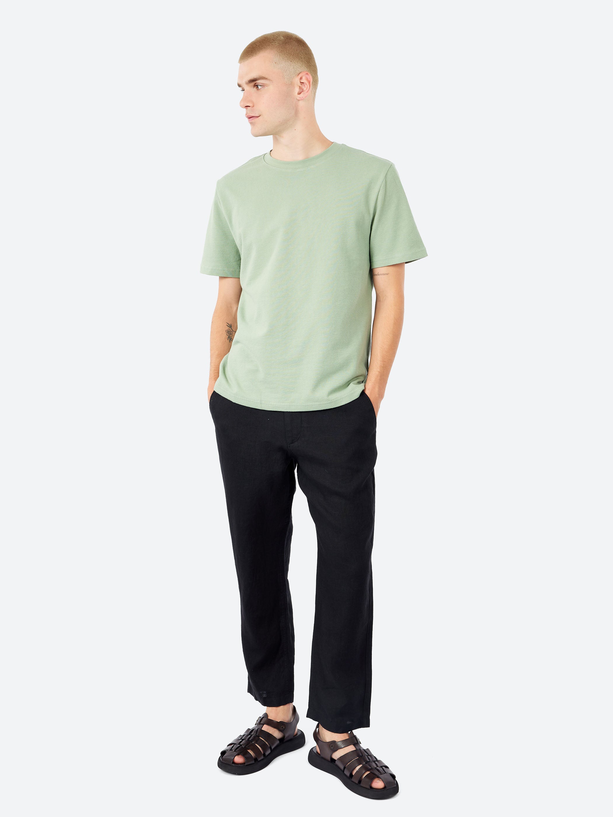 Kurt Washed Linen Trousers