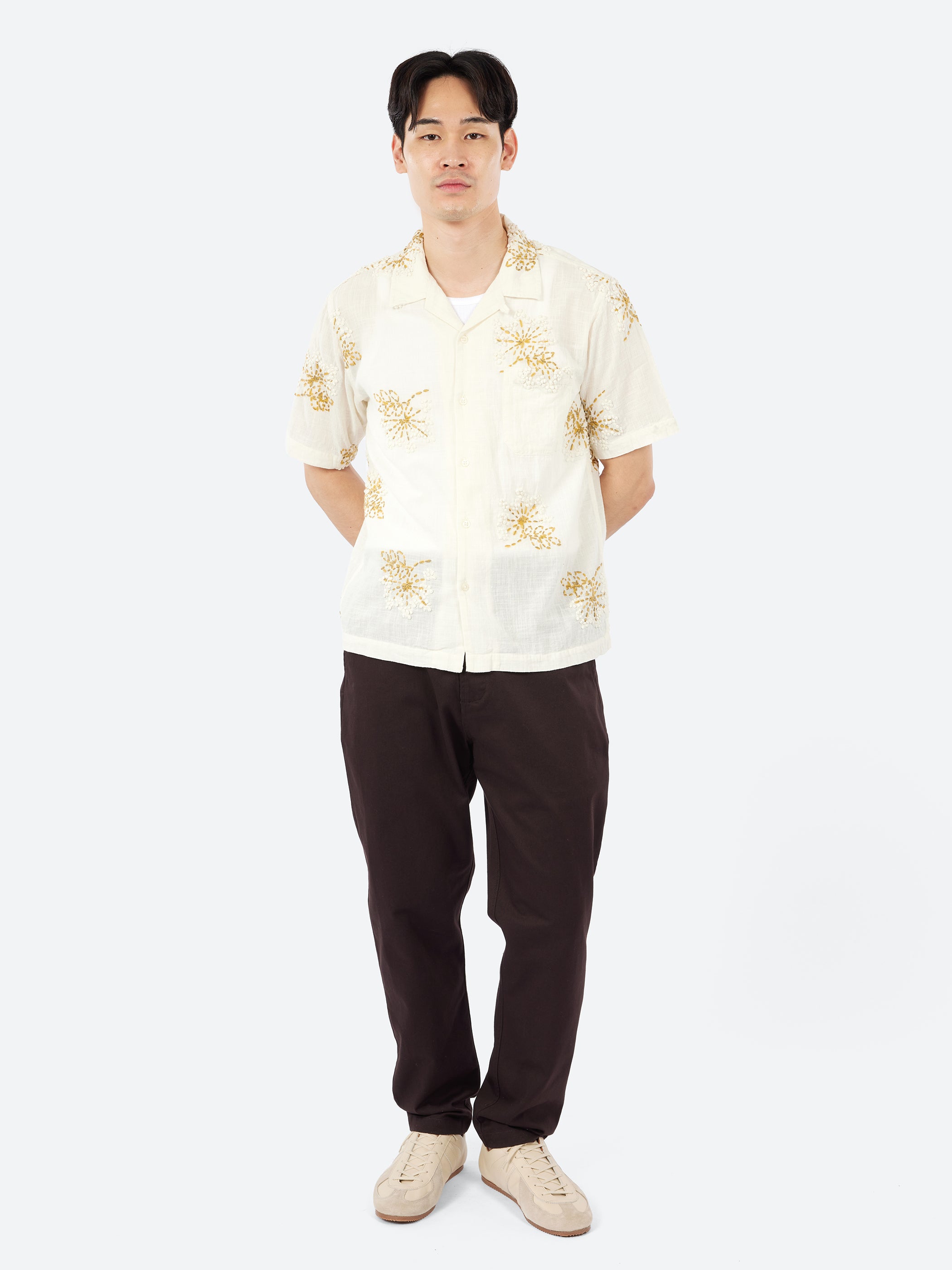 Hand Embroidered Road Shirt