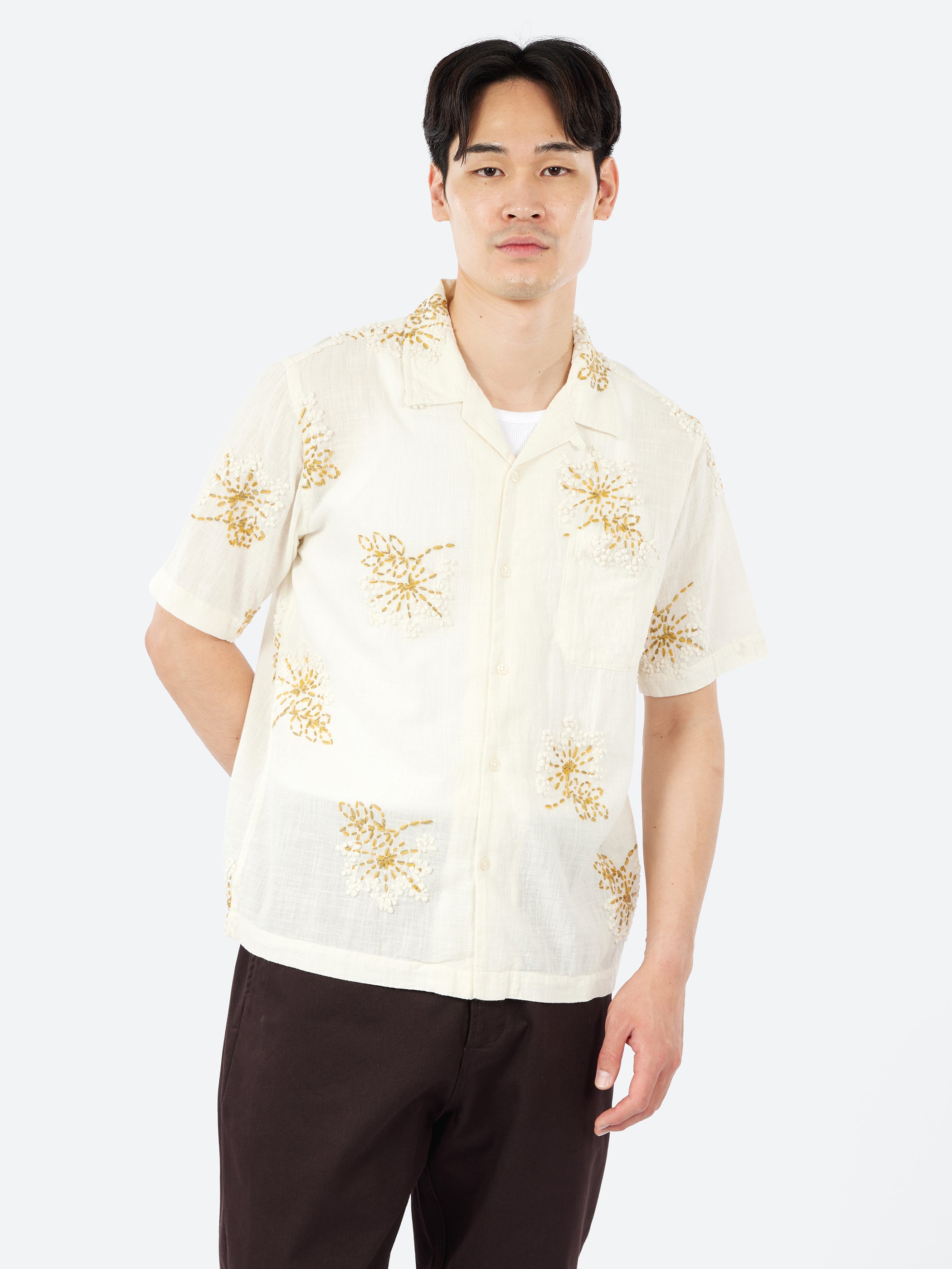 Hand Embroidered Road Shirt