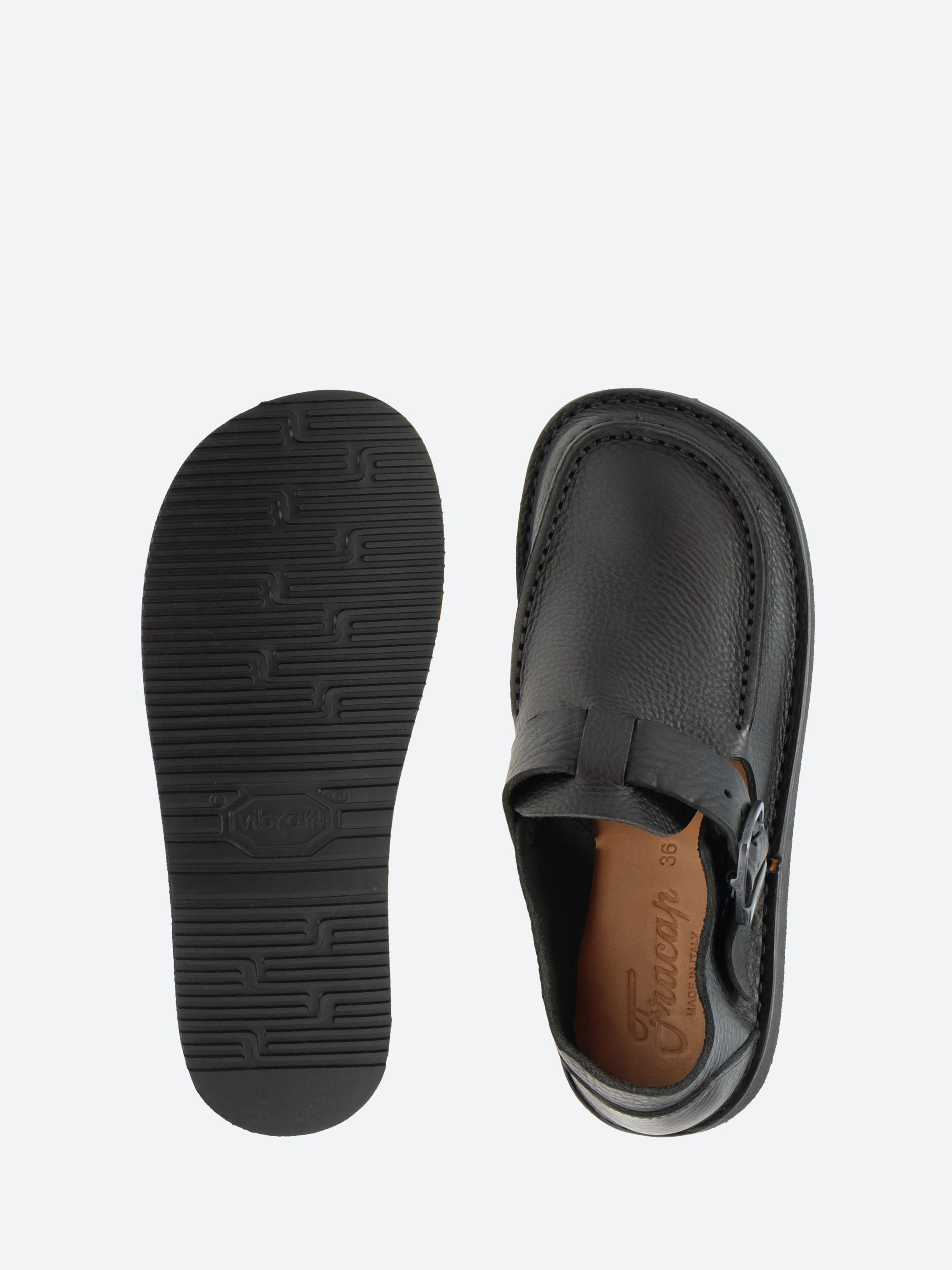 Fracap - D151 Sandals in Nero Calf – gravitypope