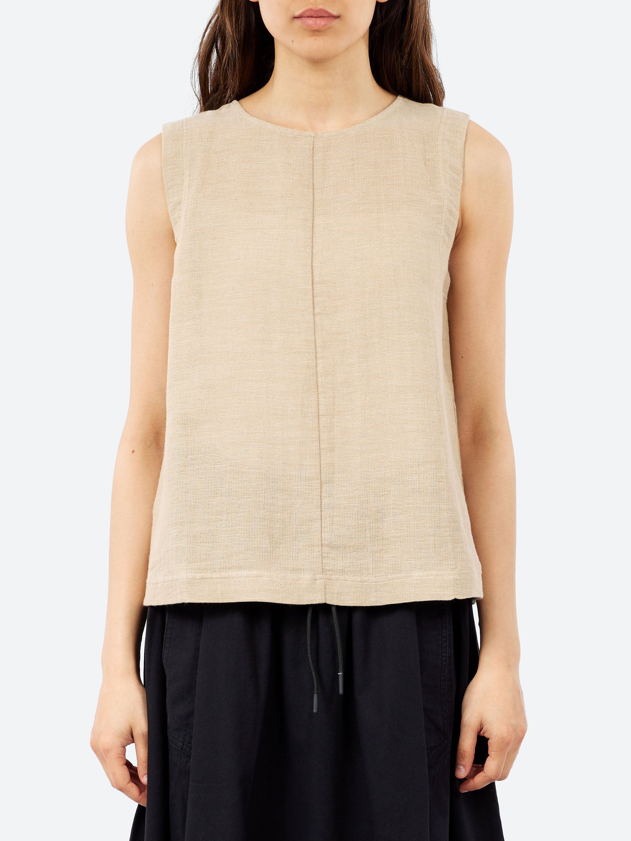 Linen and Cotton Gauze Top