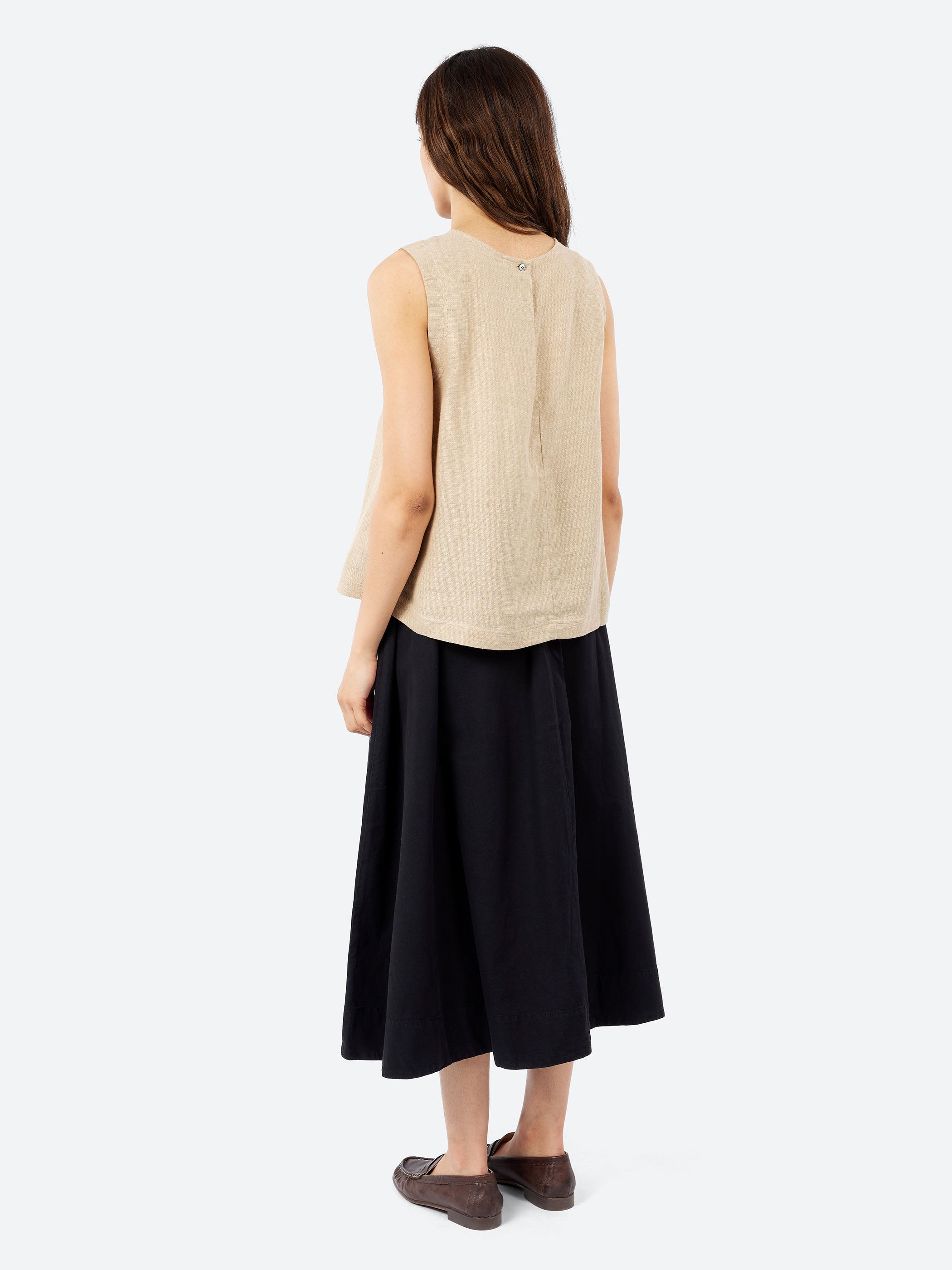 Linen and Cotton Gauze Top