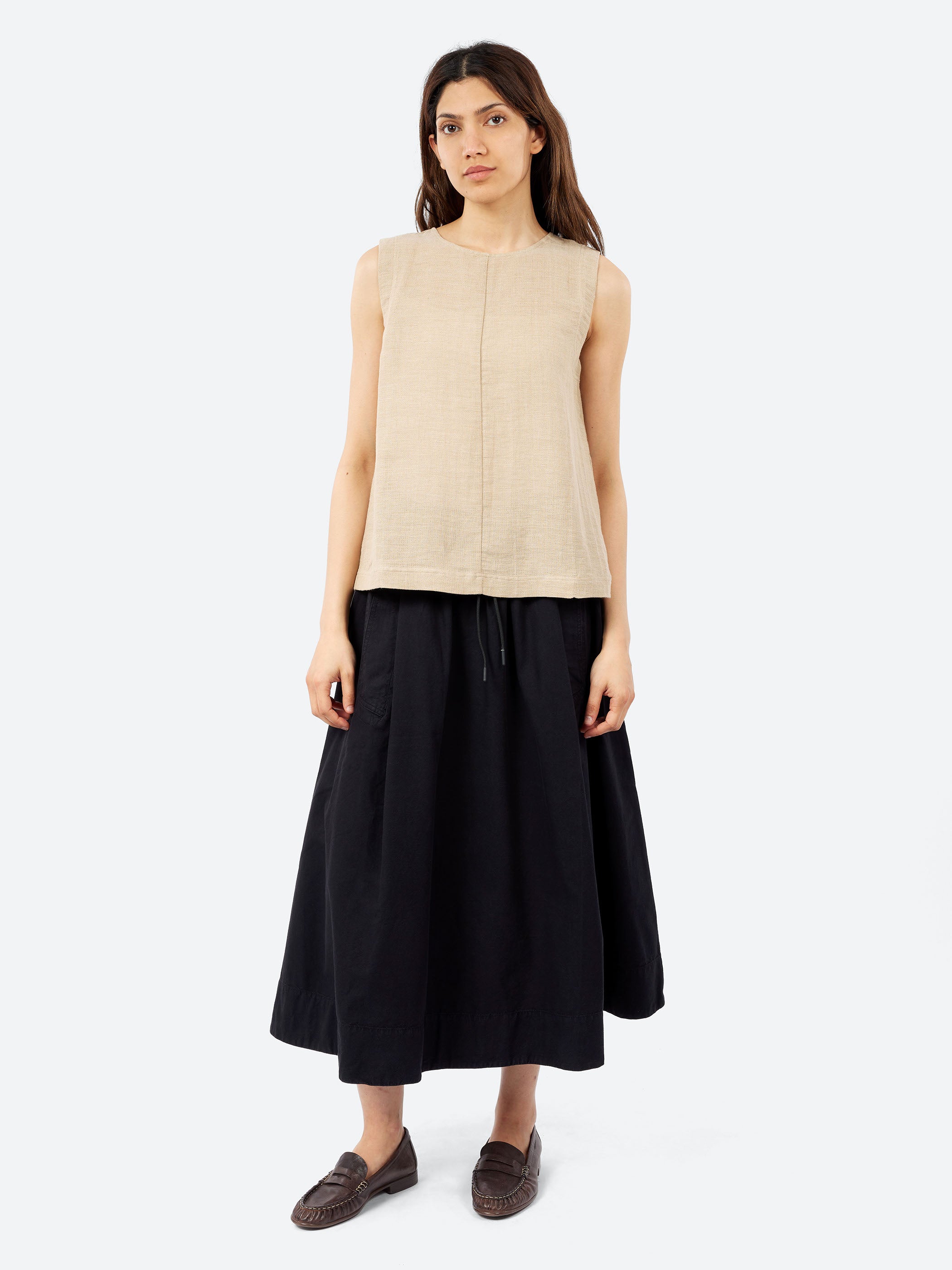 Linen and Cotton Gauze Top