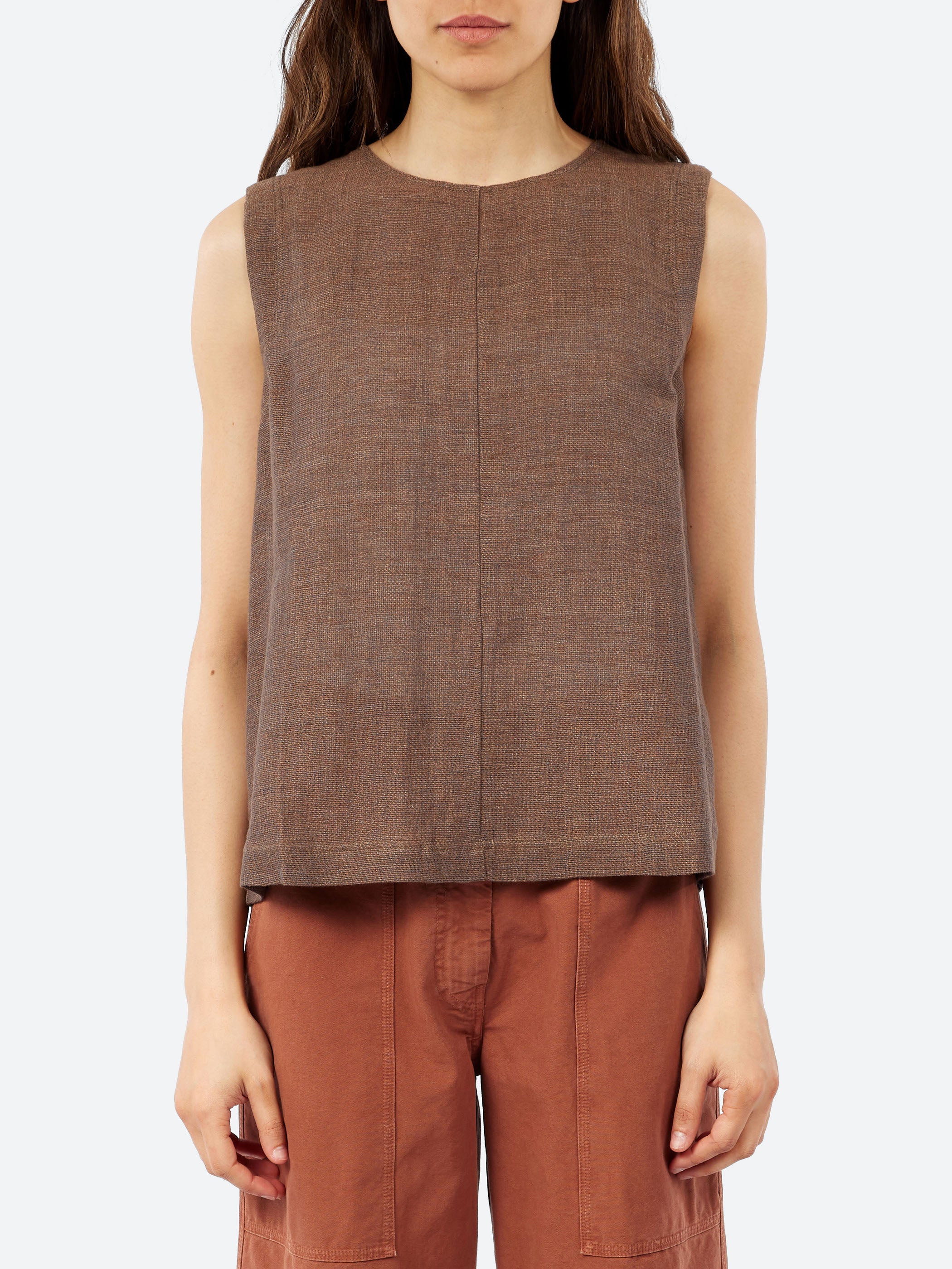 Linen and Cotton Gauze Top