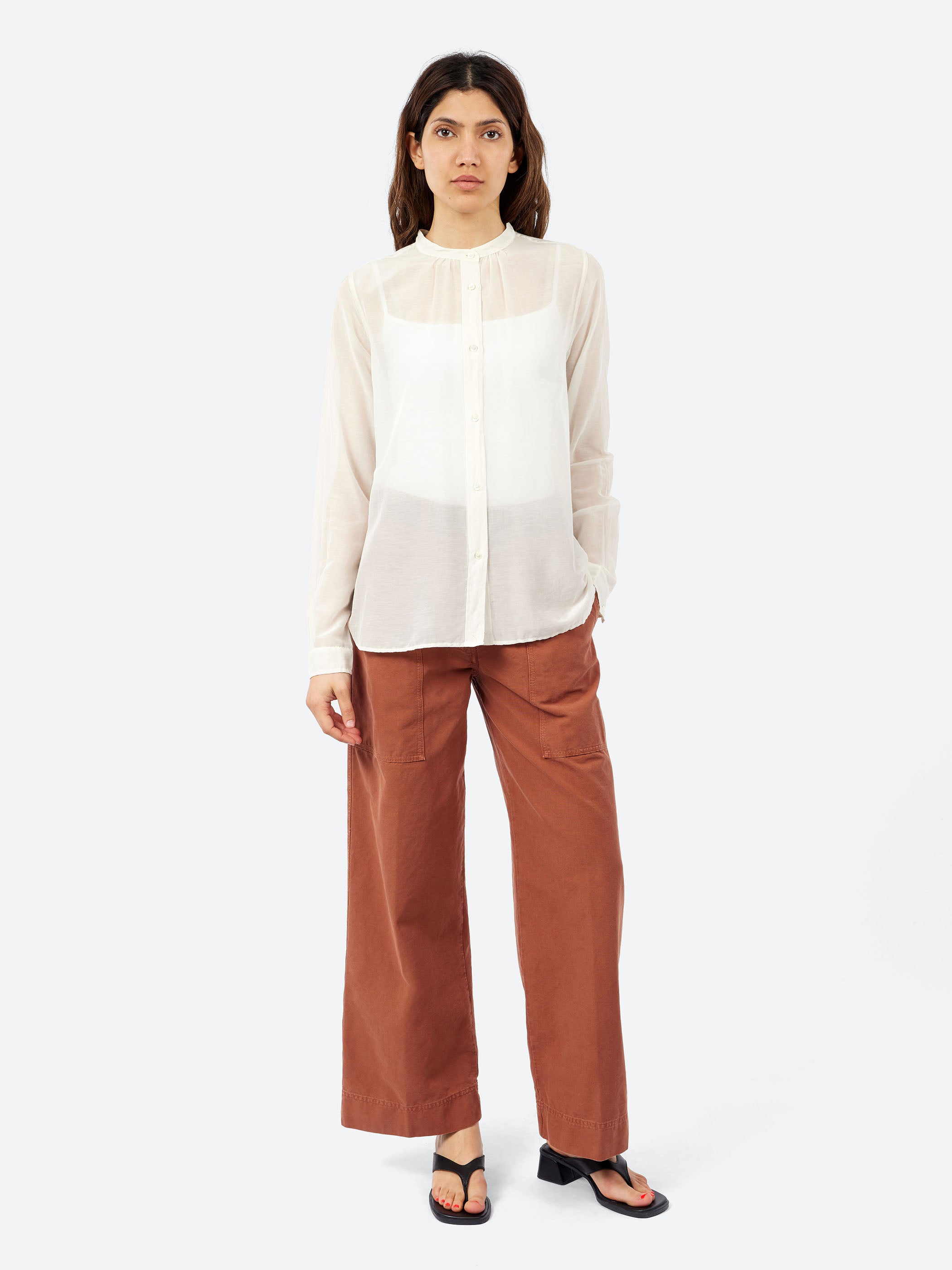 Linen and Cotton Gauze Shirt