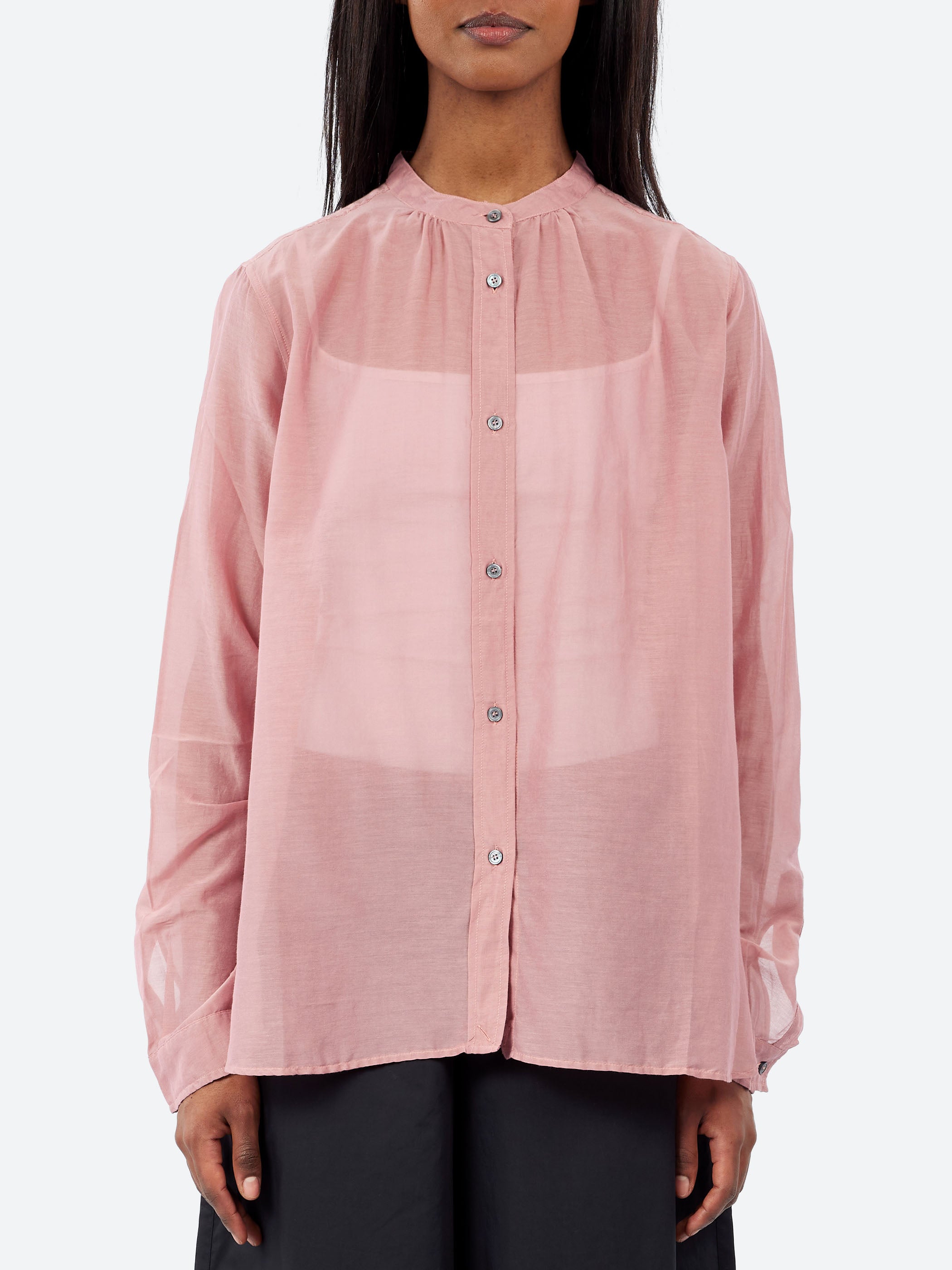 Linen and Cotton Gauze Shirt