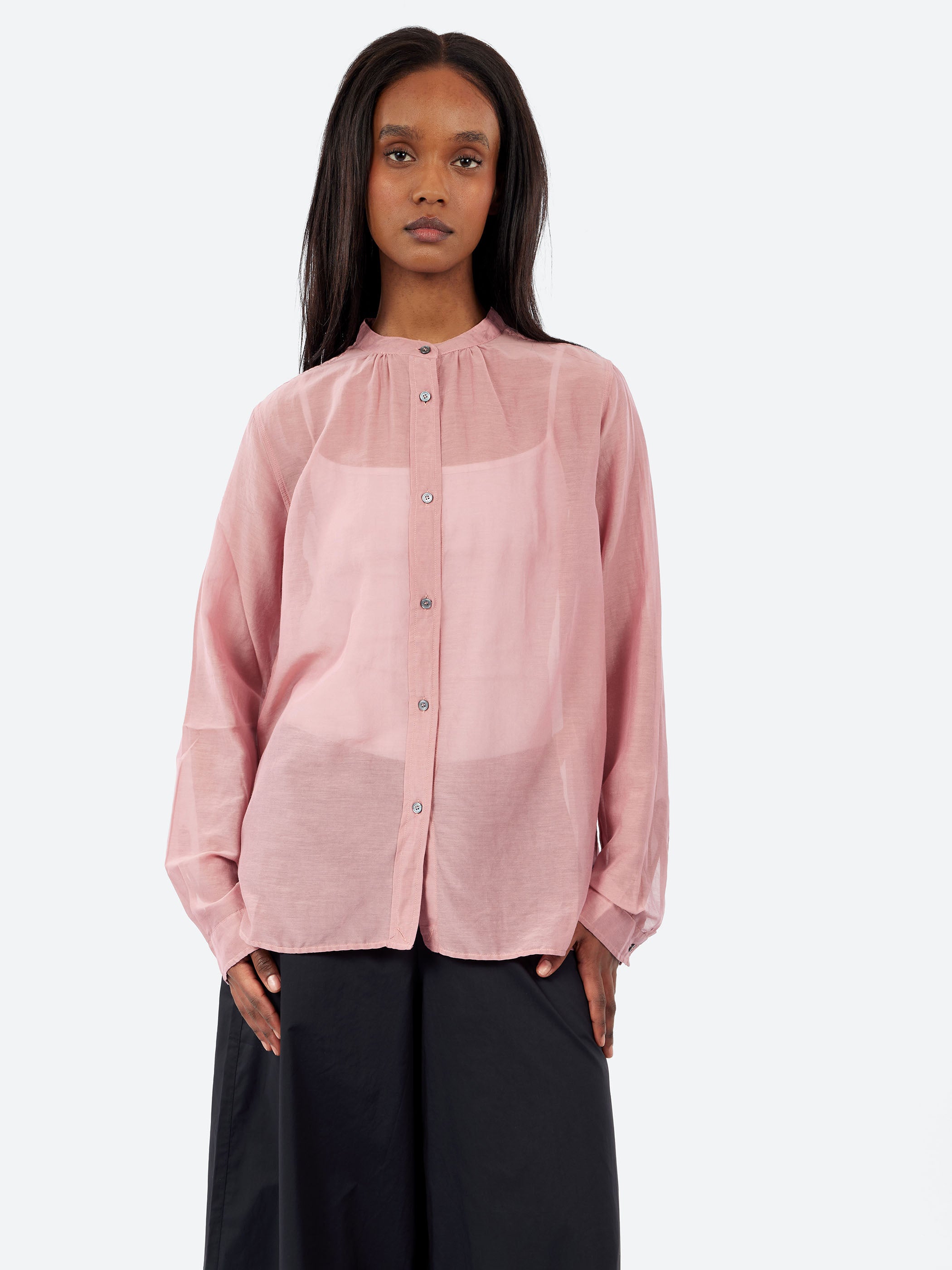 Linen and Cotton Gauze Shirt
