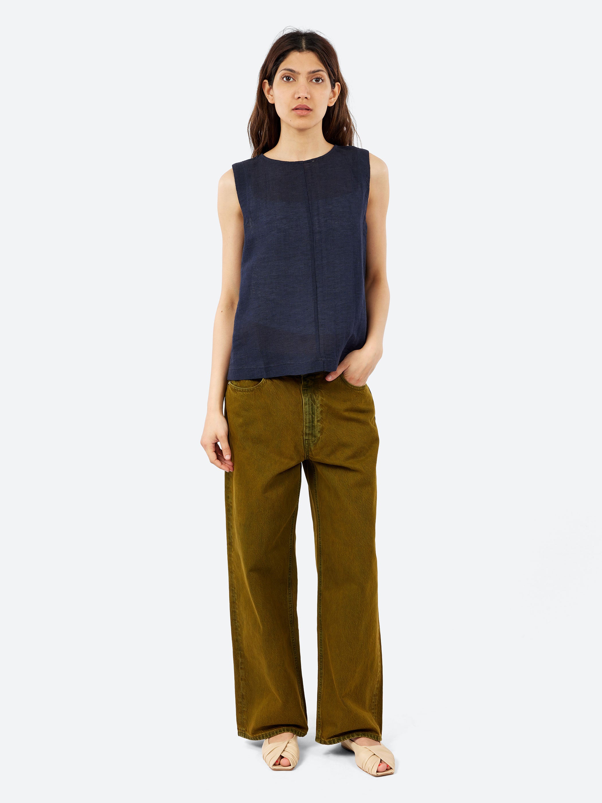 Five Pocket Dyed Jeans