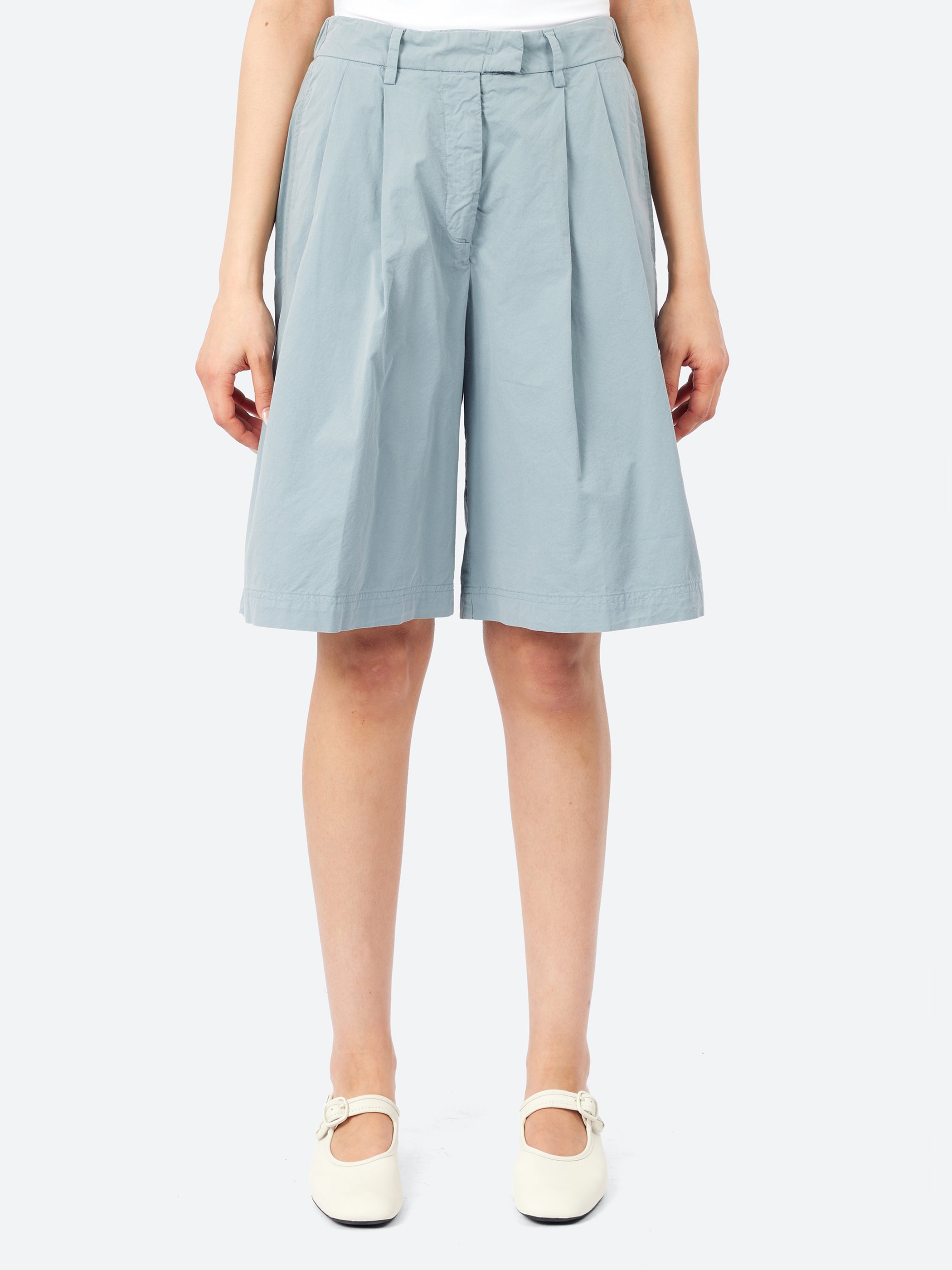 Pleated Shorts