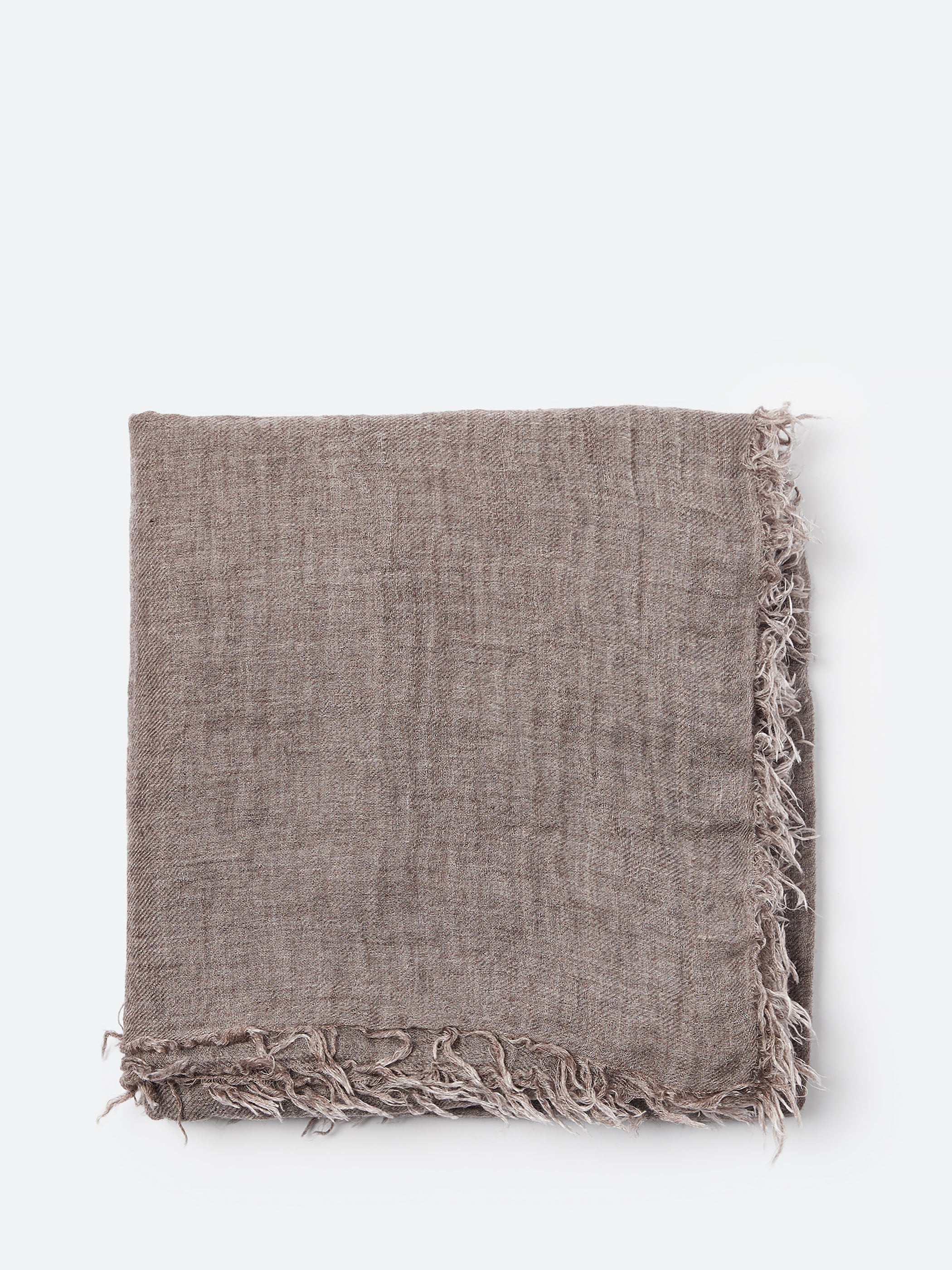 Tencel and Melange Wool Drill Scarf