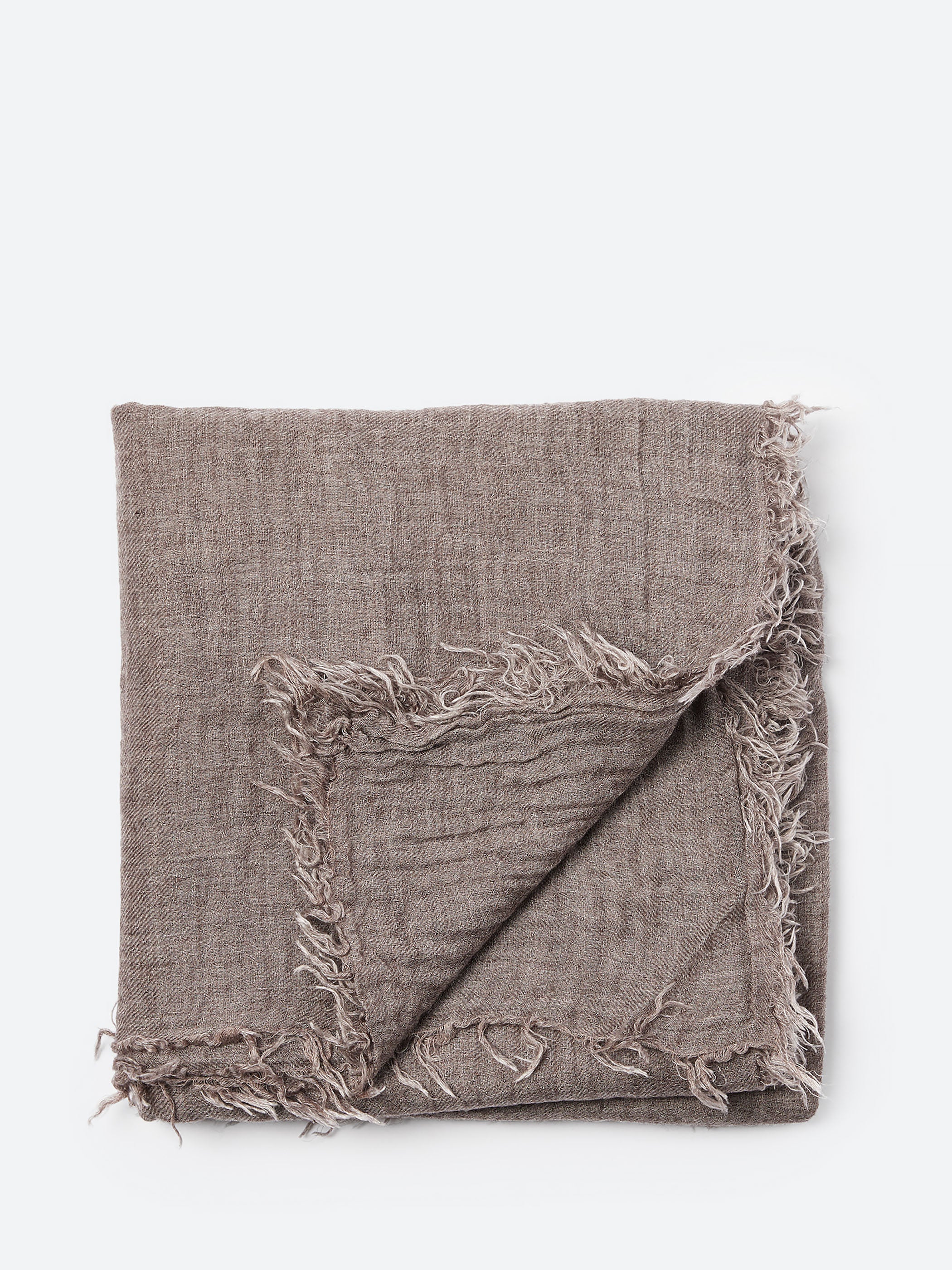 Tencel and Melange Wool Drill Scarf