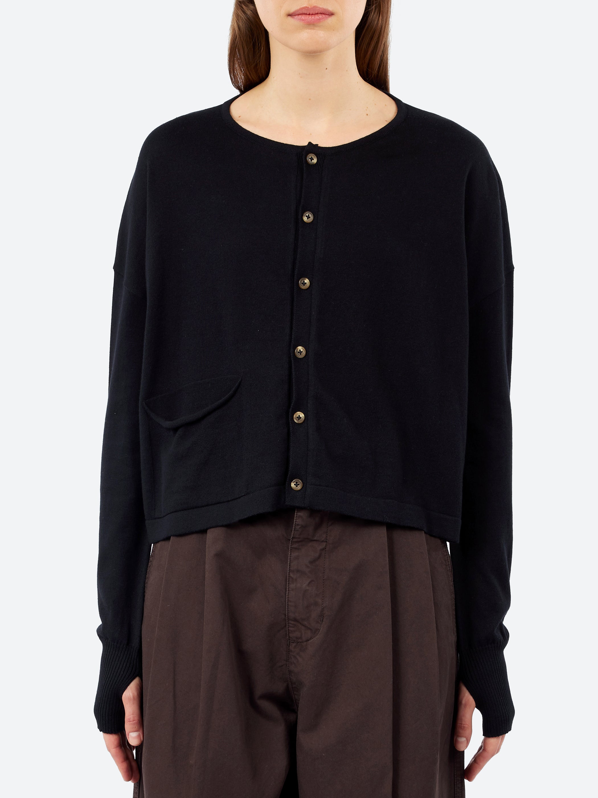 Ma'ry'ya - Rebecca Cardigan in Black – gravitypope