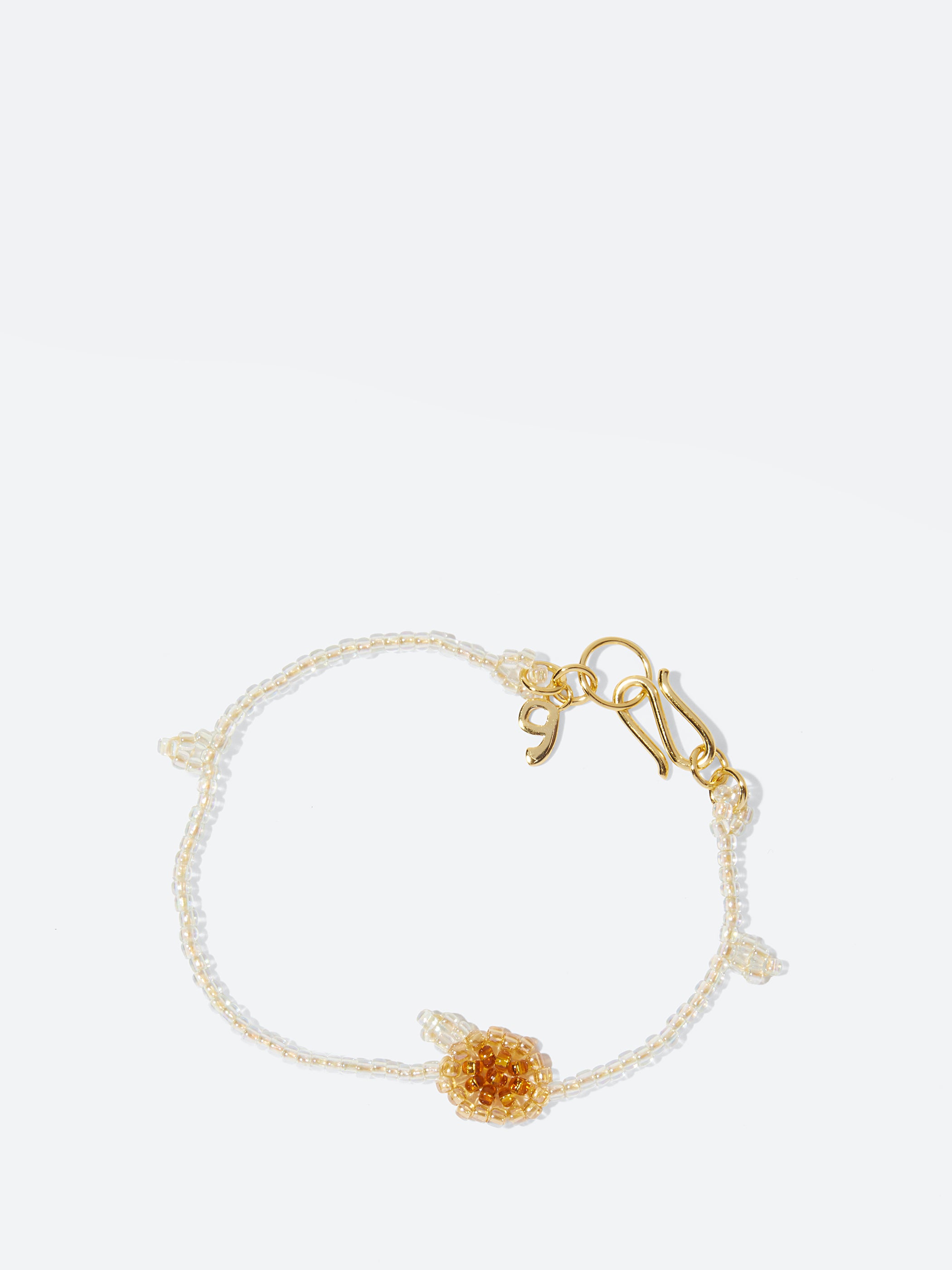 Mini Brown Flor Bracelet