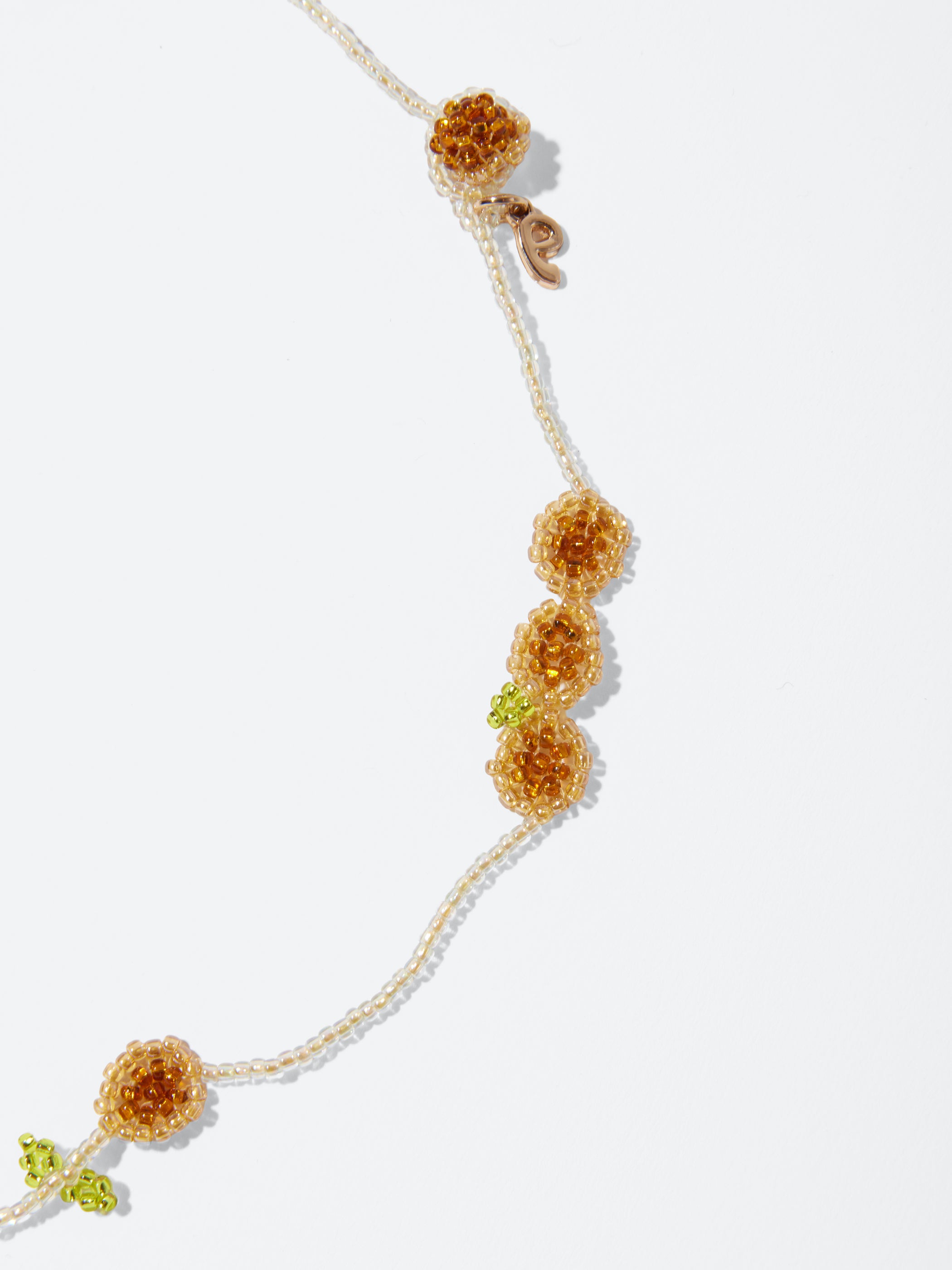 Brown Flor Necklace