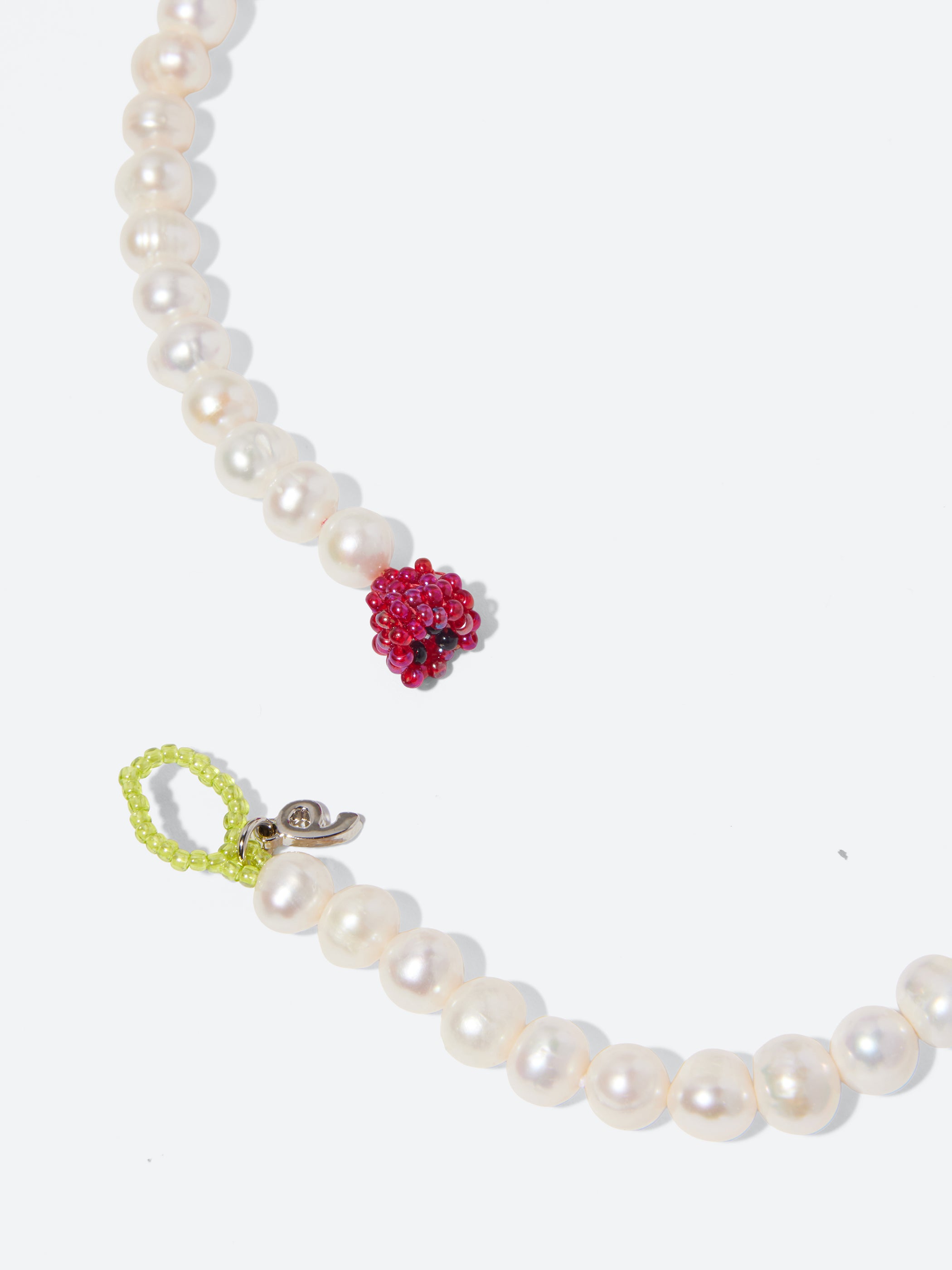 Pearl Poppy Necklace