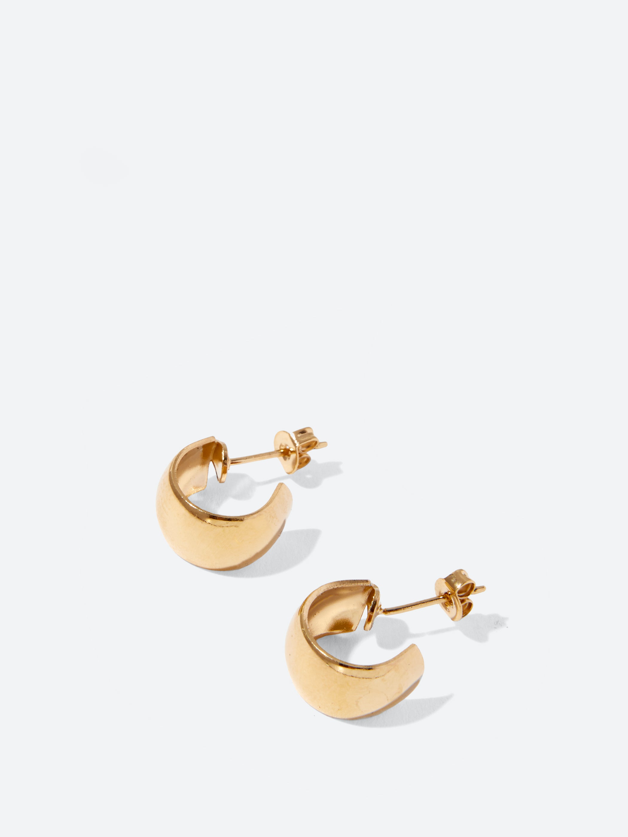 Farkey Wide Round Hoop Earrings