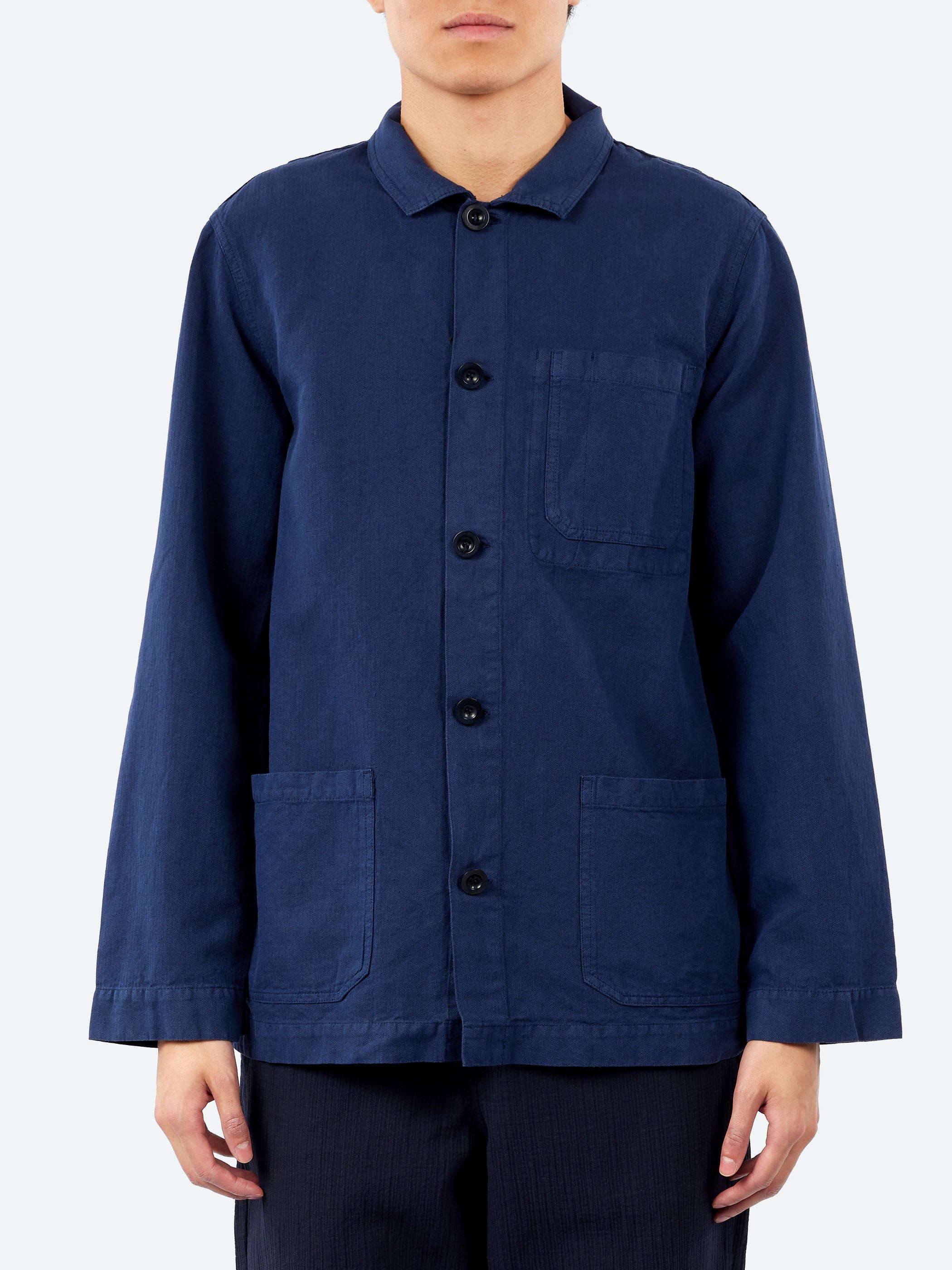 TOAST - Cotton Canvas Workwear Jacket in Dark Olive – gravitypope