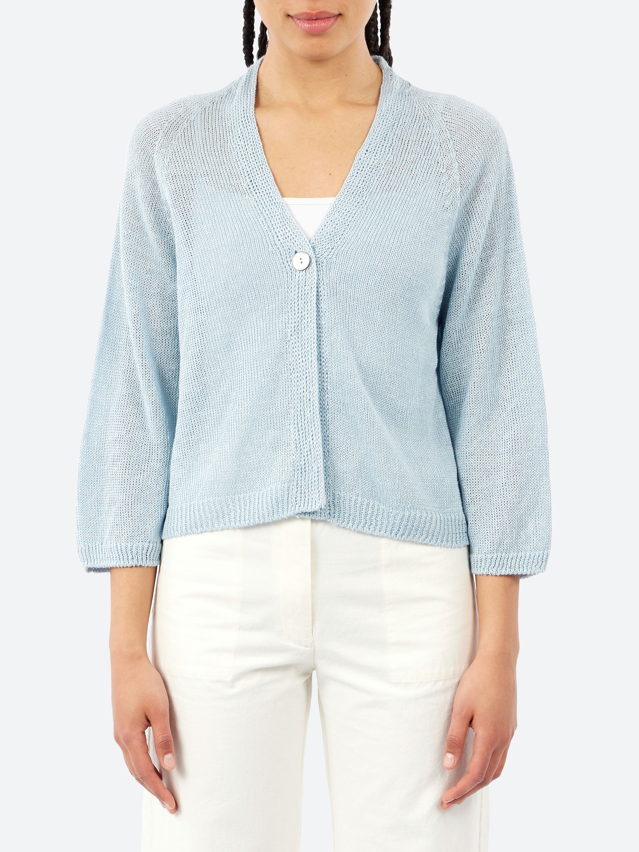 Linen Knit Cardigan
