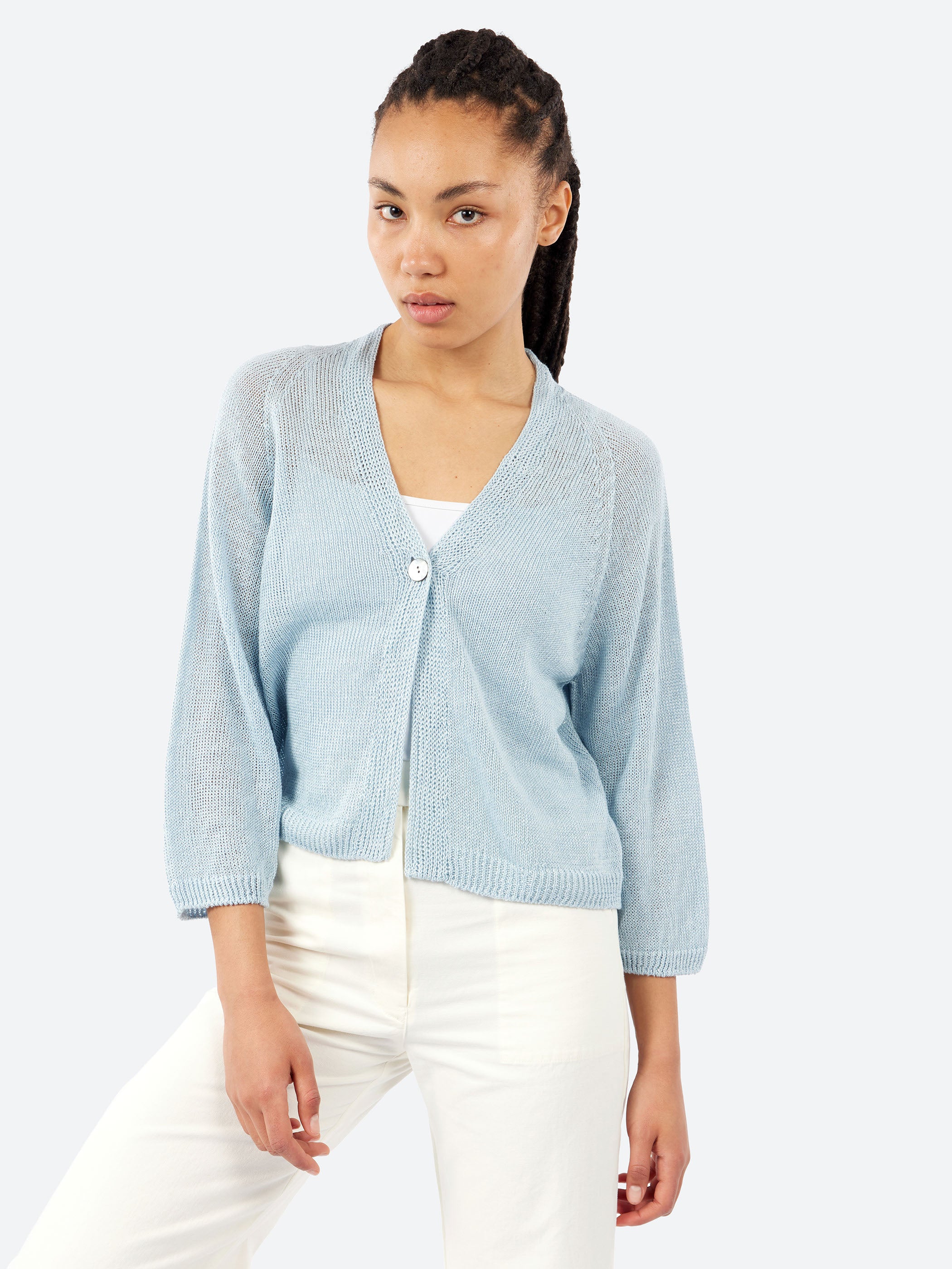 Linen Knit Cardigan