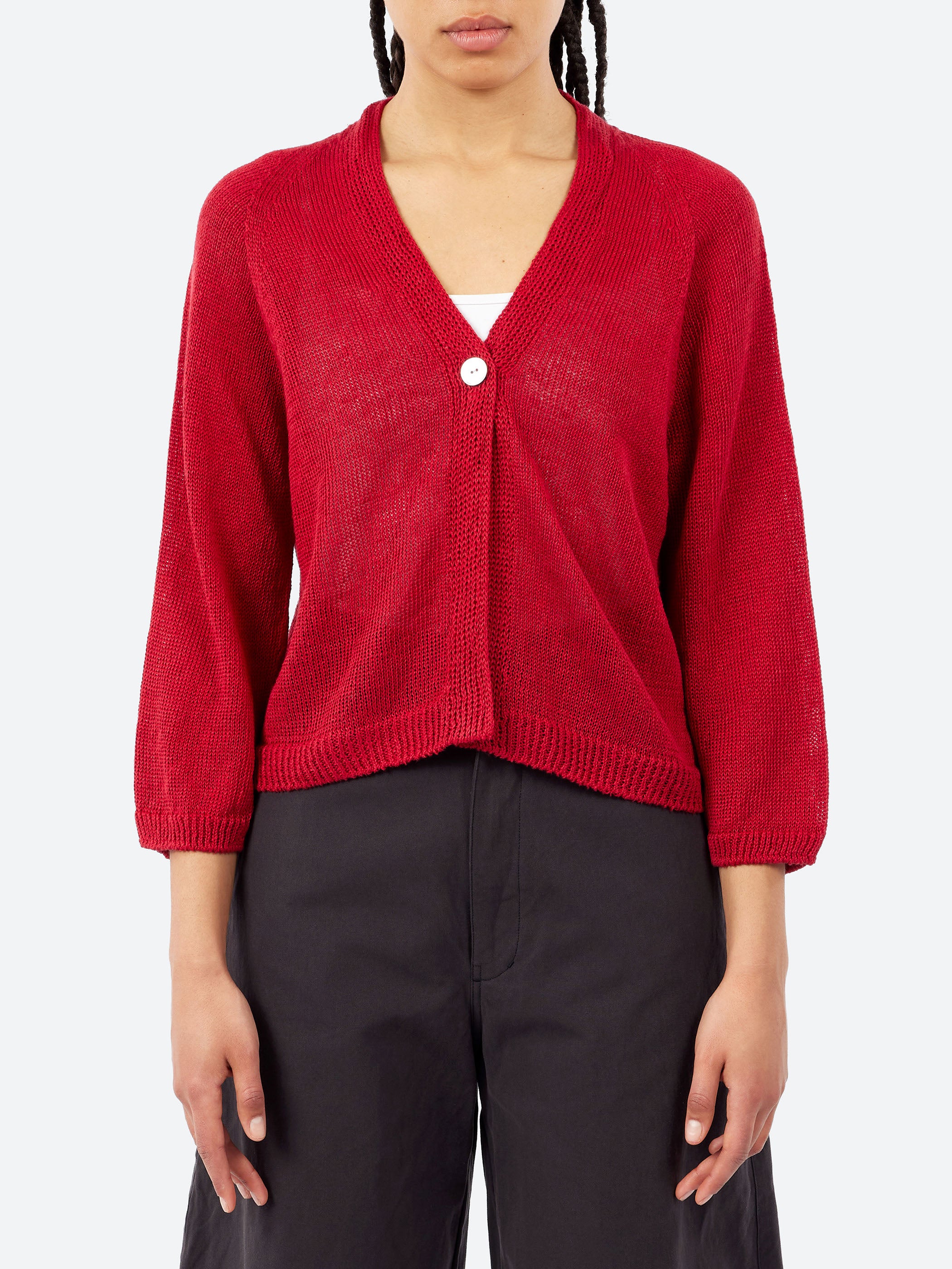 Linen Knit Cardigan
