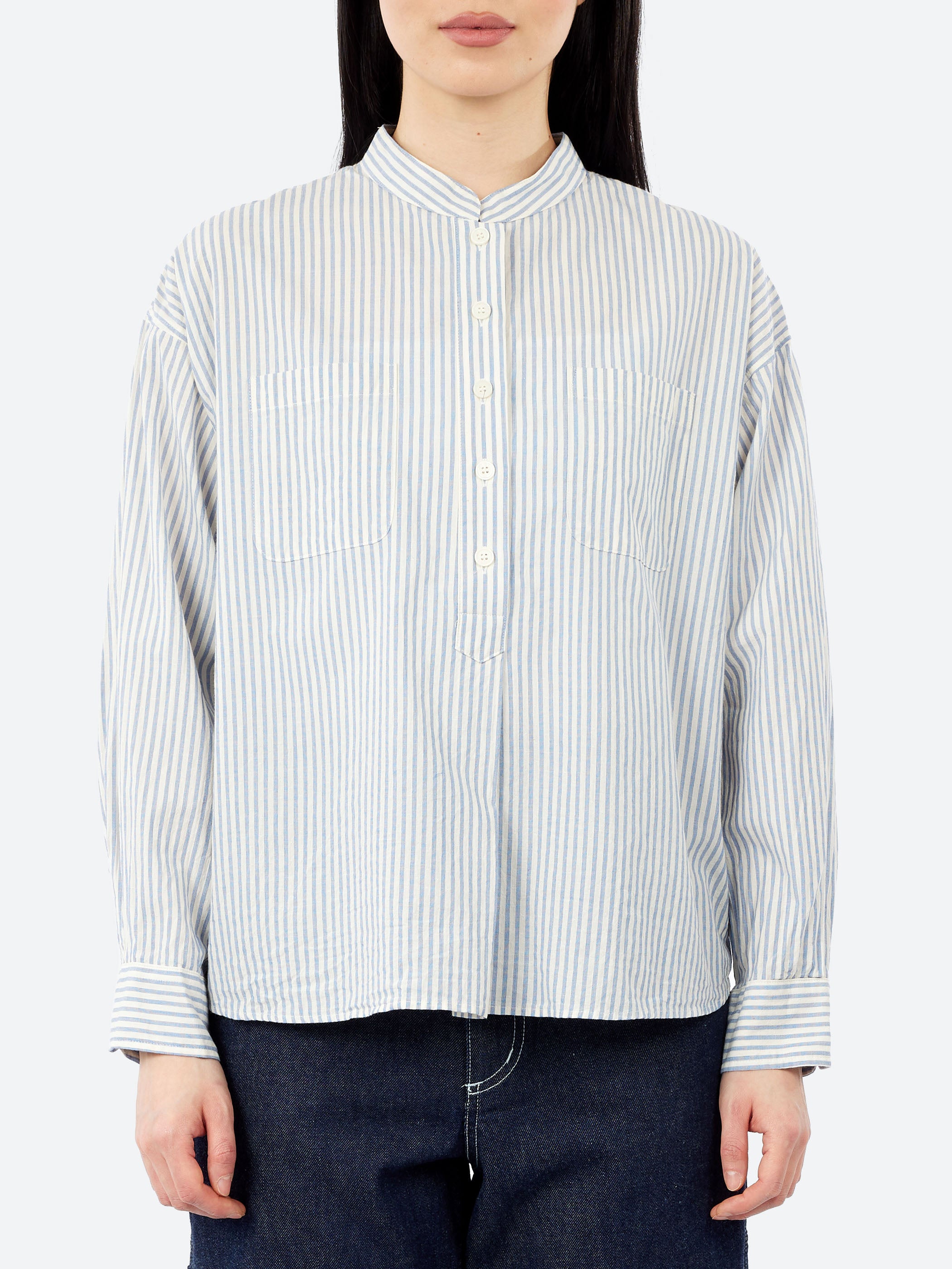 Dobby Stripe Barista Shirt
