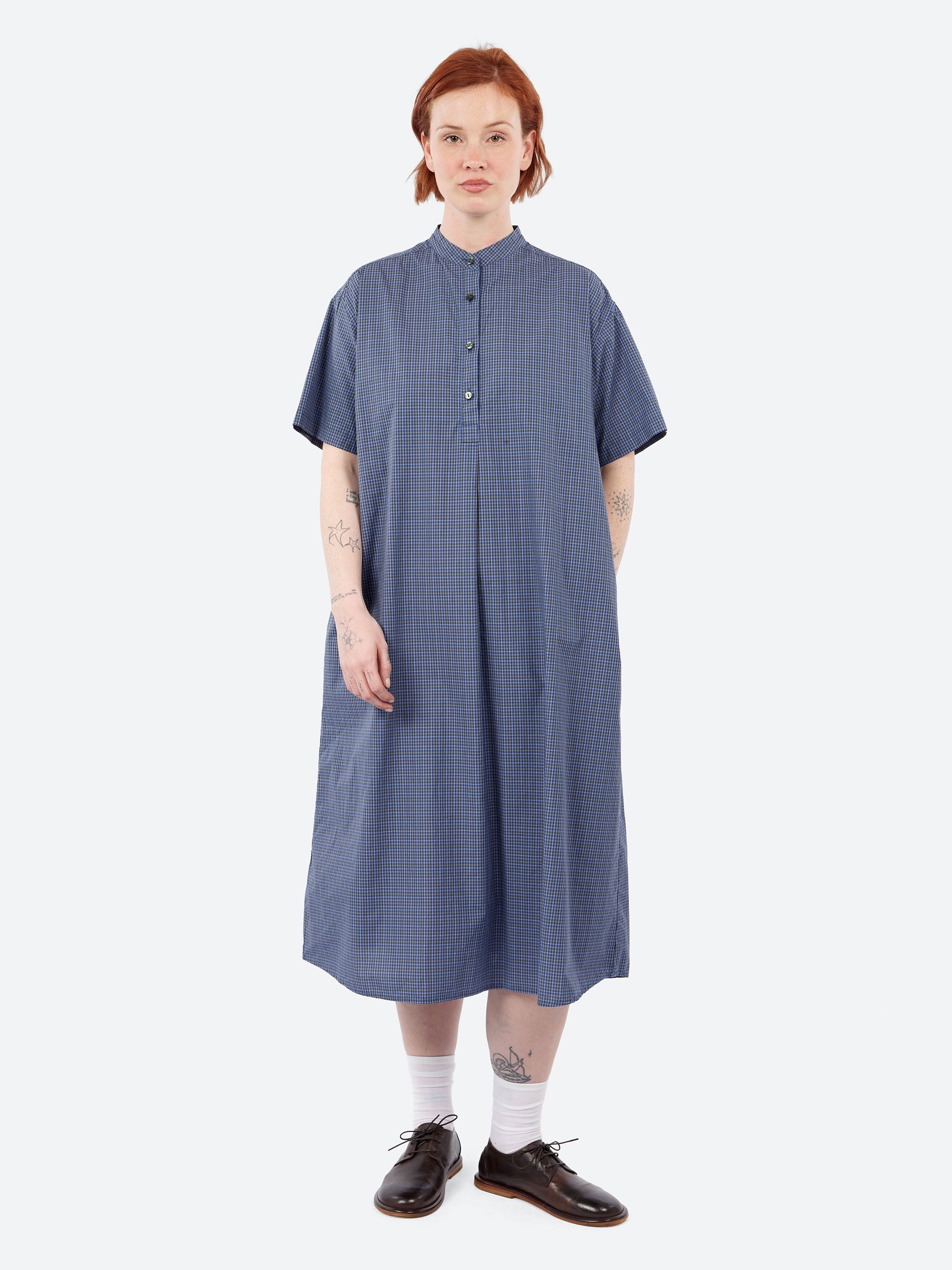Stand Collar Dress