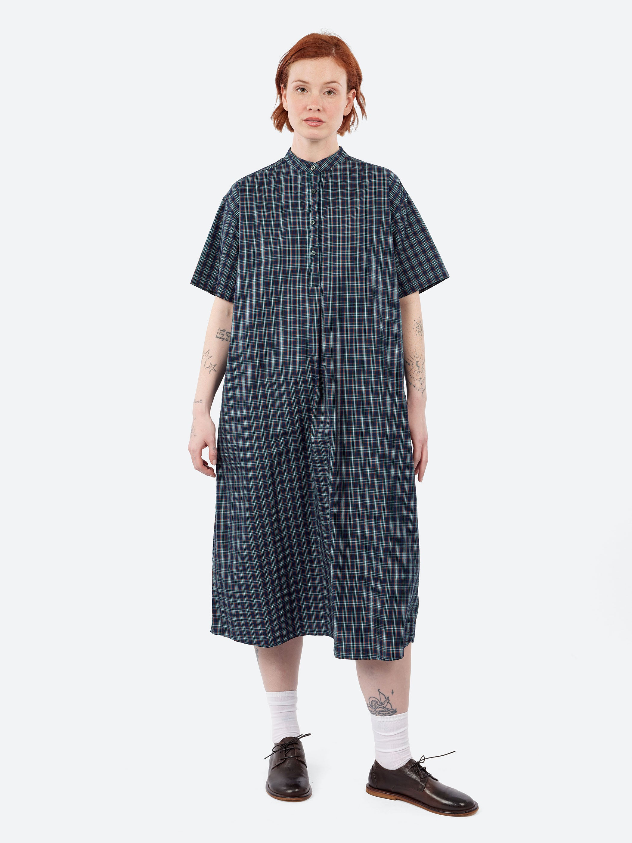 Stand Collar Dress